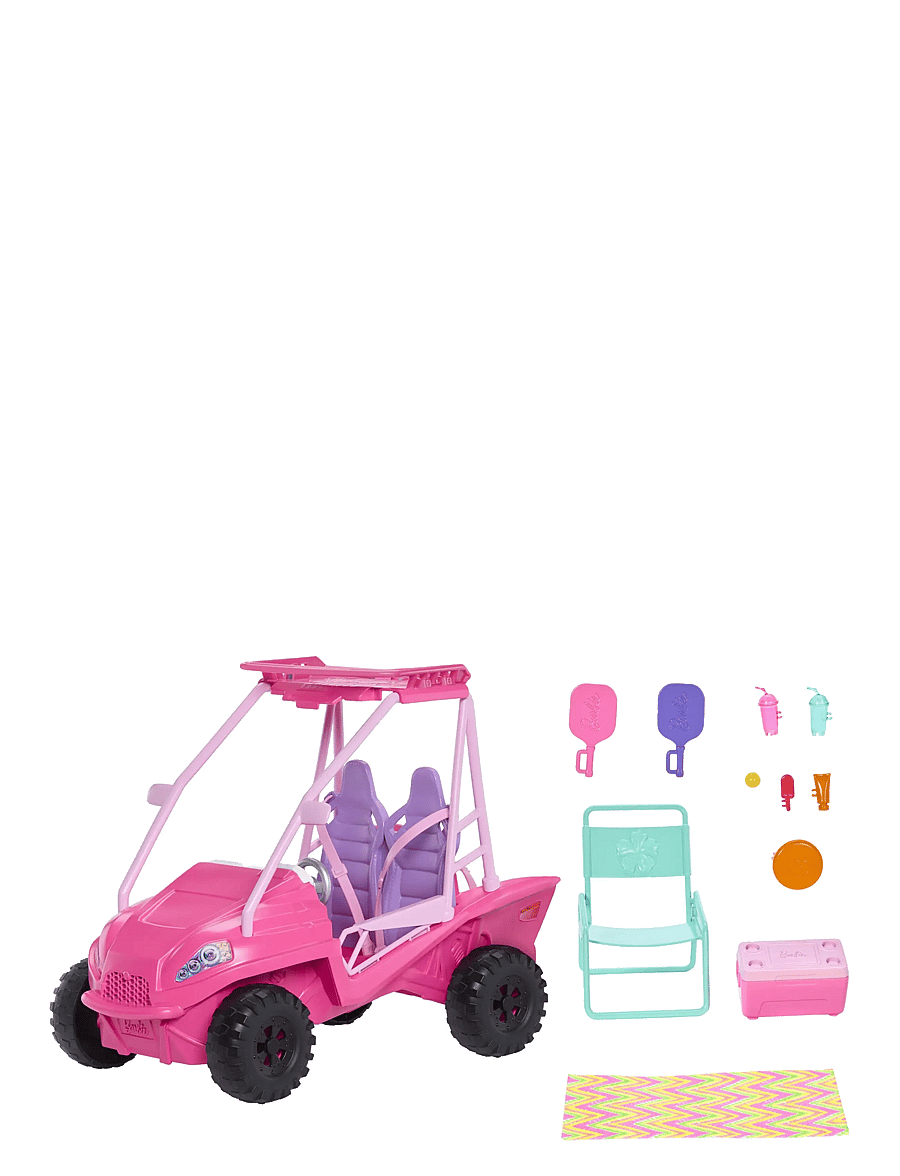 Barbie - Mysteries: Beach Detectives Ultimate Beach Buggy Vehicle Playset with 10+ Accessories - puppen-zubehör - multi color - 1
