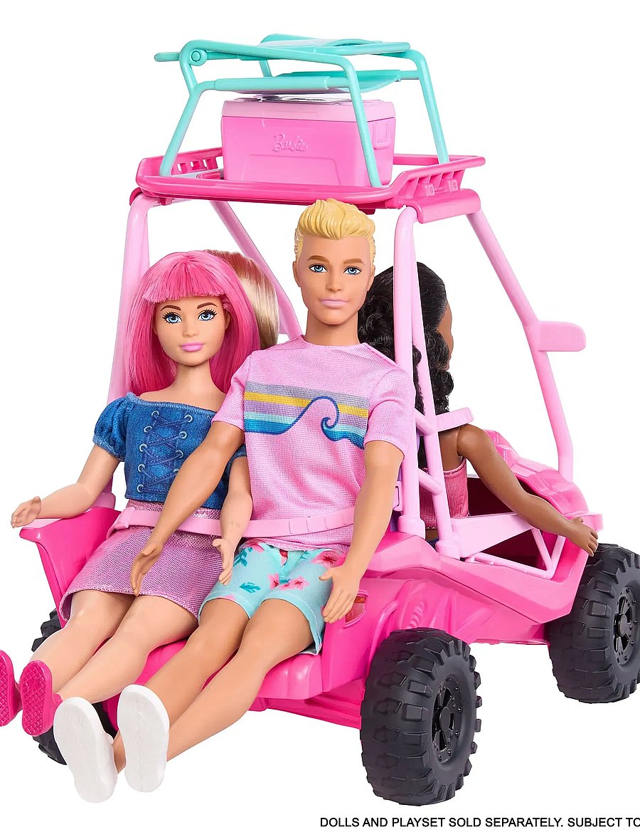 Barbie - Mysteries: Beach Detectives Ultimate Beach Buggy Vehicle Playset with 10+ Accessories - puppen-zubehör - multi color - 5