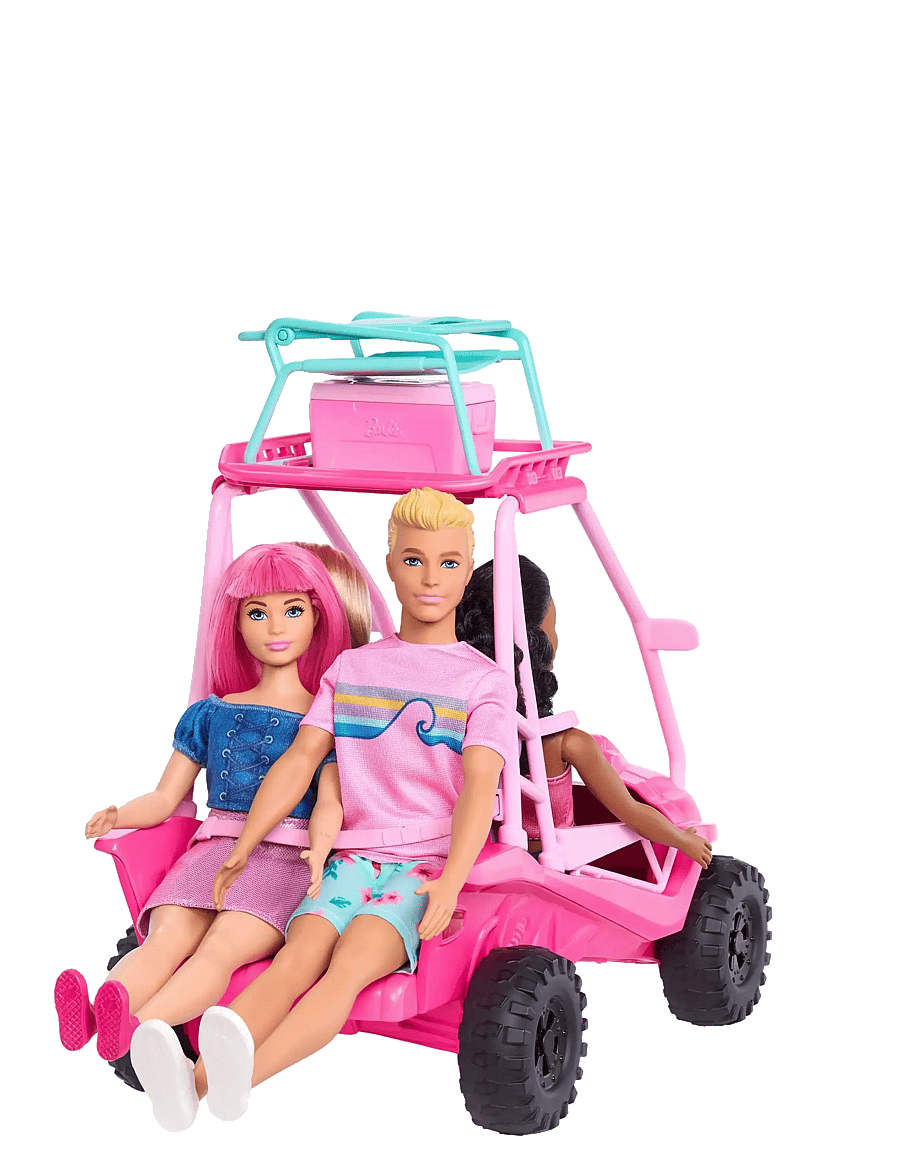 Barbie - Mysteries: Beach Detectives Ultimate Beach Buggy Vehicle Playset with 10+ Accessories - puppen-zubehör - multi color - 0