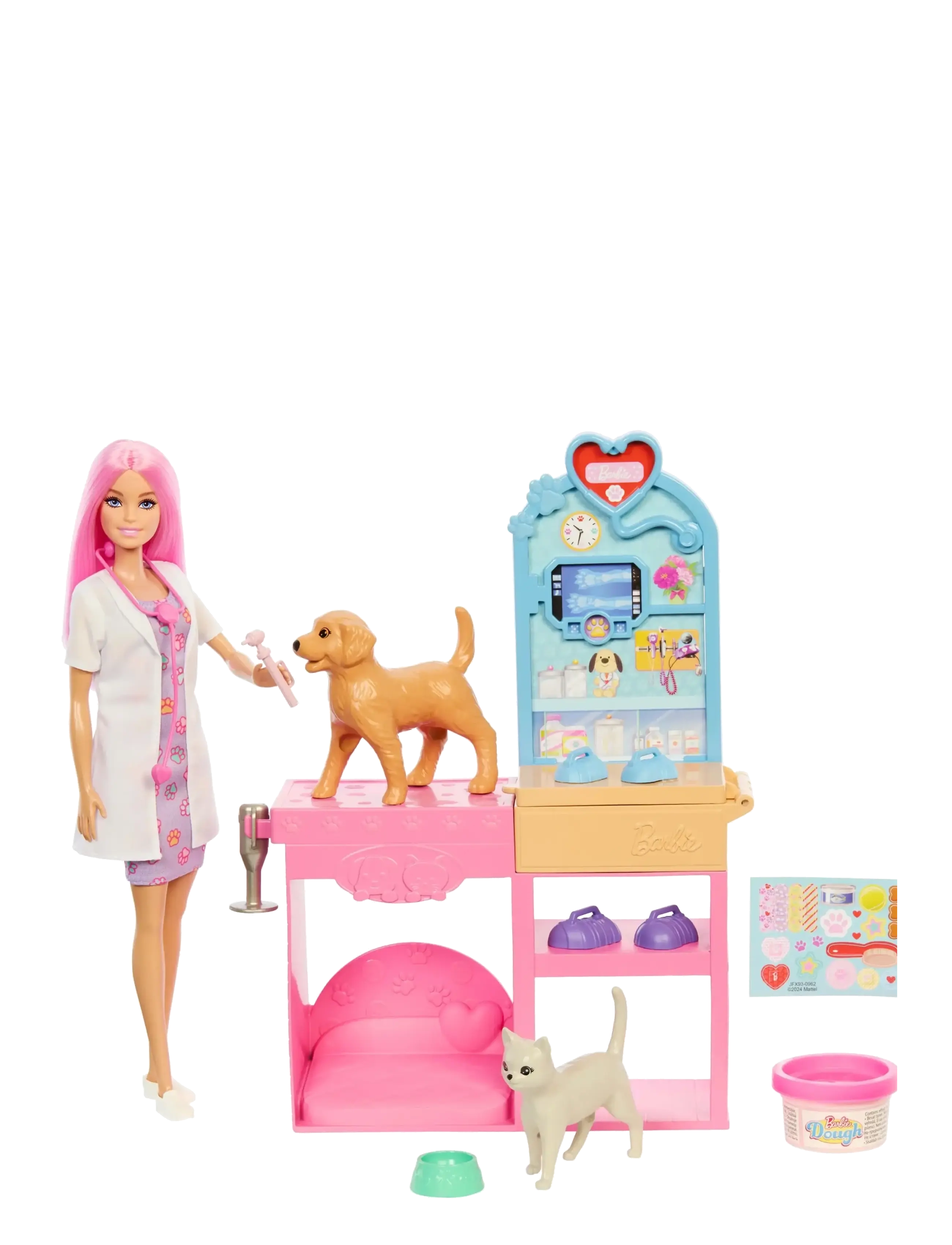 Barbie Career Pet Vet Playset, One Size, Dolls & Accessories, Mehrfarbig/gemustert - Kinder