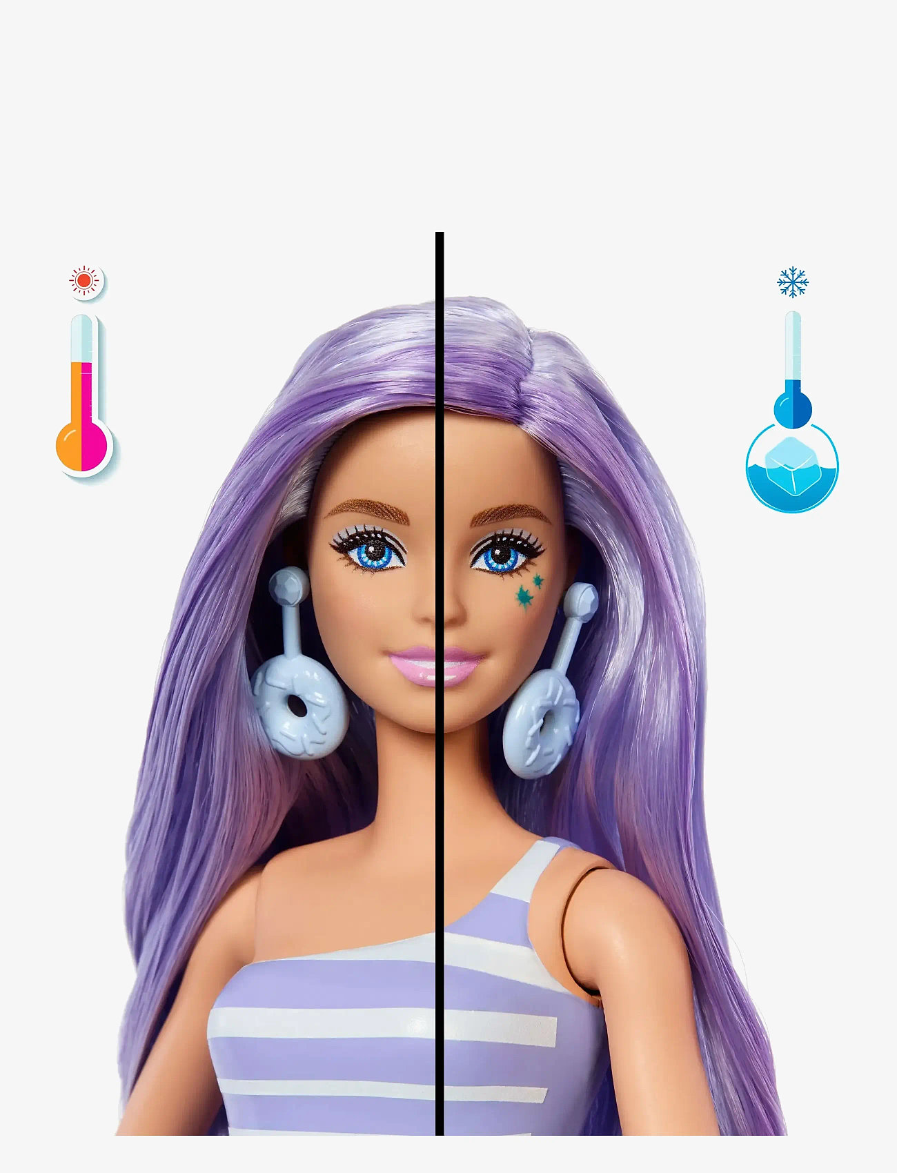 Barbie - Pop Reveal Treat Series Doll & Accessories Set, Donut Dreams Fashion Doll & Pet - dockor - multi color - 4