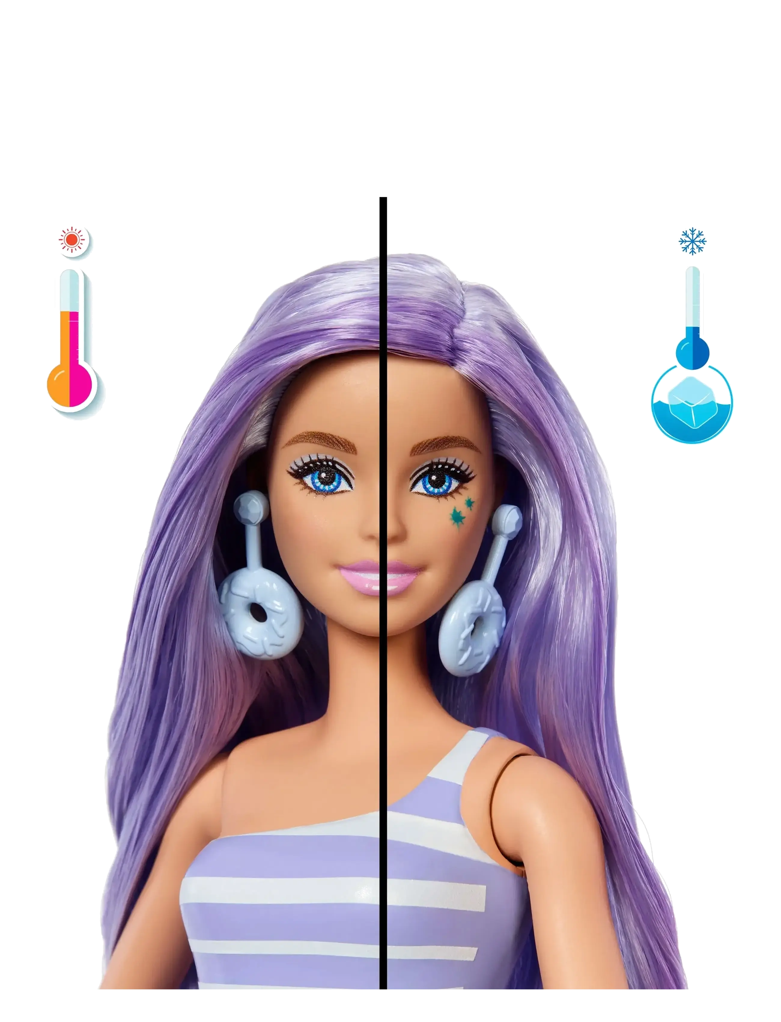 Barbie - Pop Reveal Treat Series Doll & Accessories Set, Donut Dreams Fashion Doll & Pet - dockor - multi color - 4