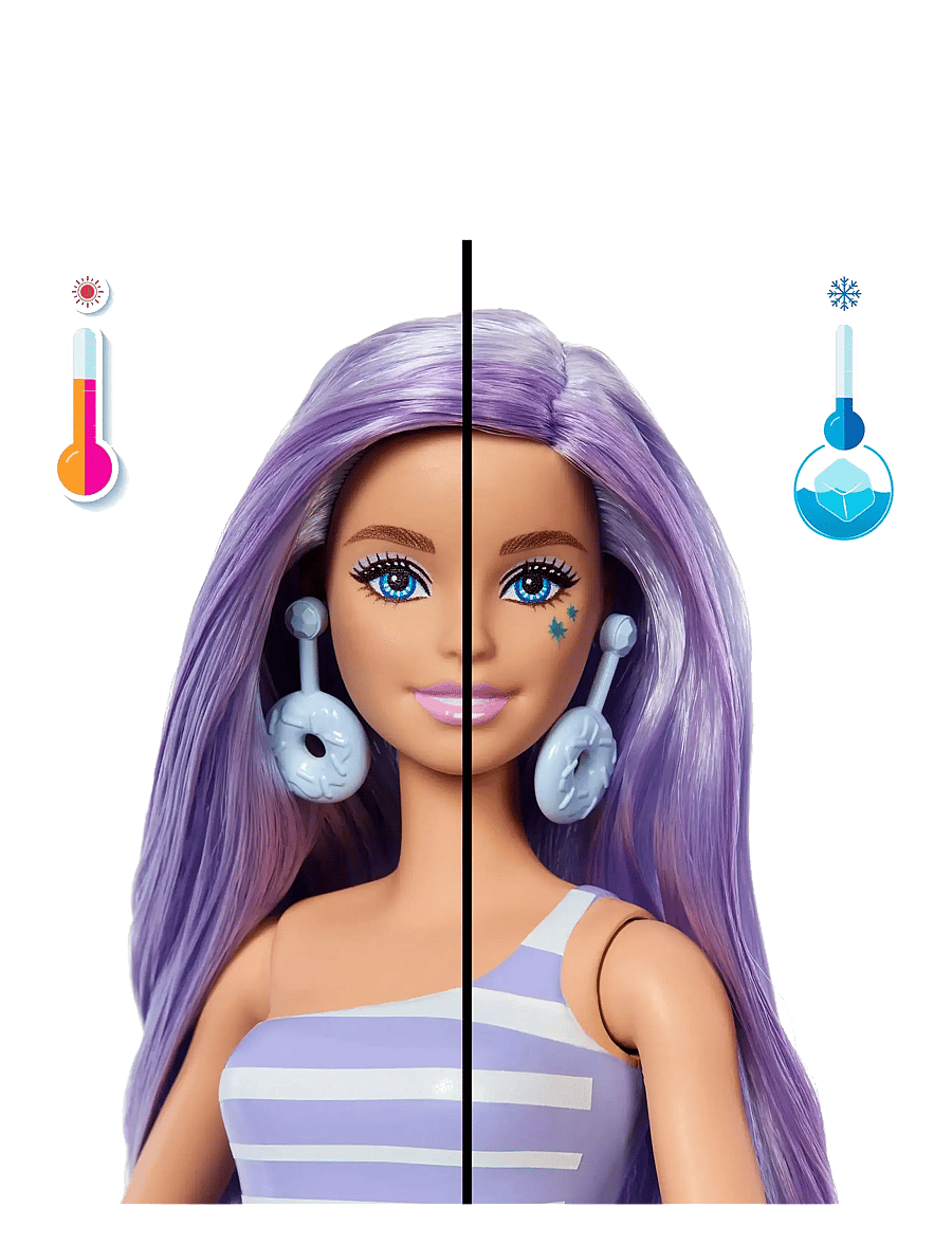 Barbie - Pop Reveal Treat Series Doll & Accessories Set, Donut Dreams Fashion Doll & Pet - puppen - multi color - 4