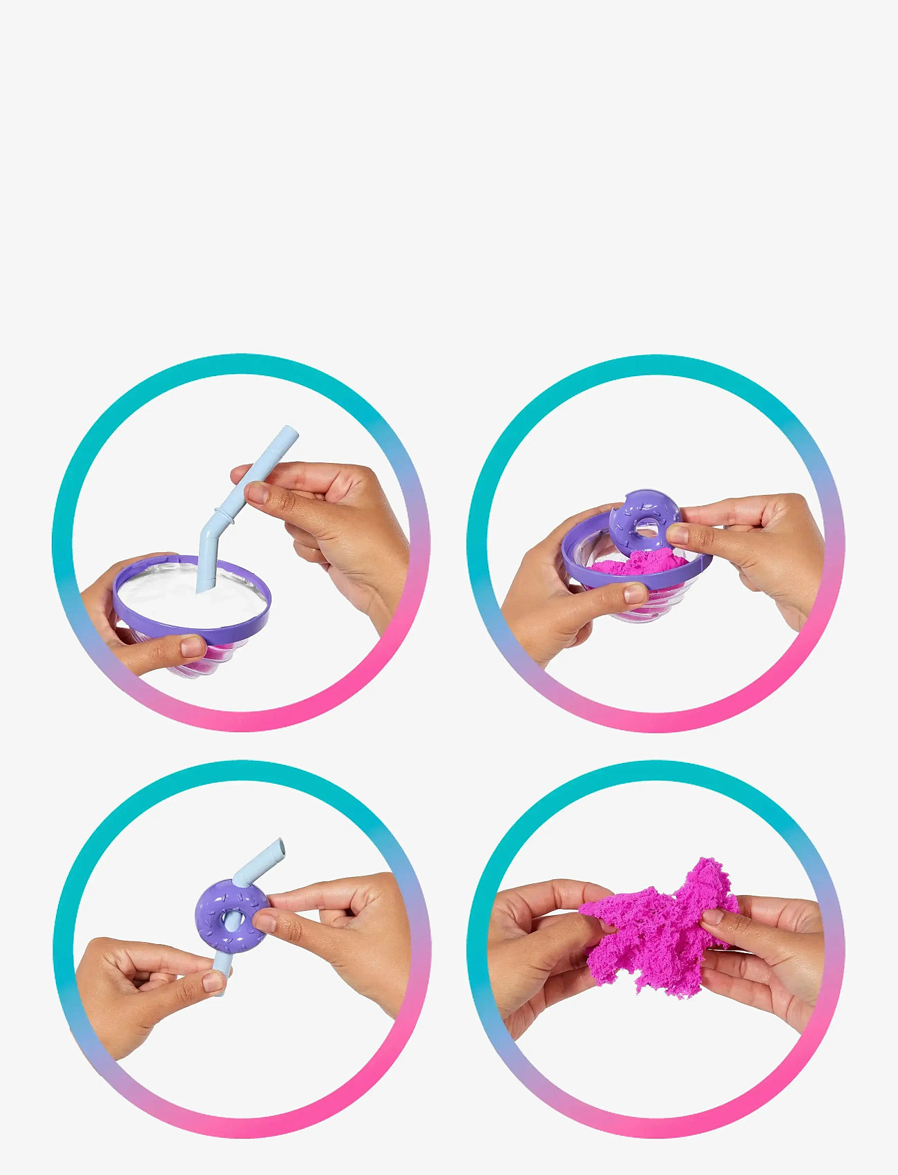 Barbie - Pop Reveal Treat Series Doll & Accessories Set, Donut Dreams Fashion Doll & Pet - dockor - multi color - 5