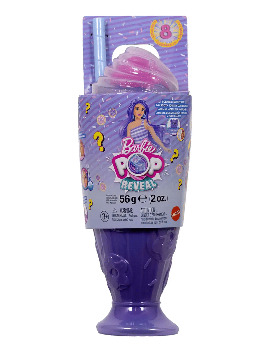 Barbie - Pop Reveal Treat Series Doll & Accessories Set, Donut Dreams Fashion Doll & Pet - die niedrigsten preise - multi color - 5
