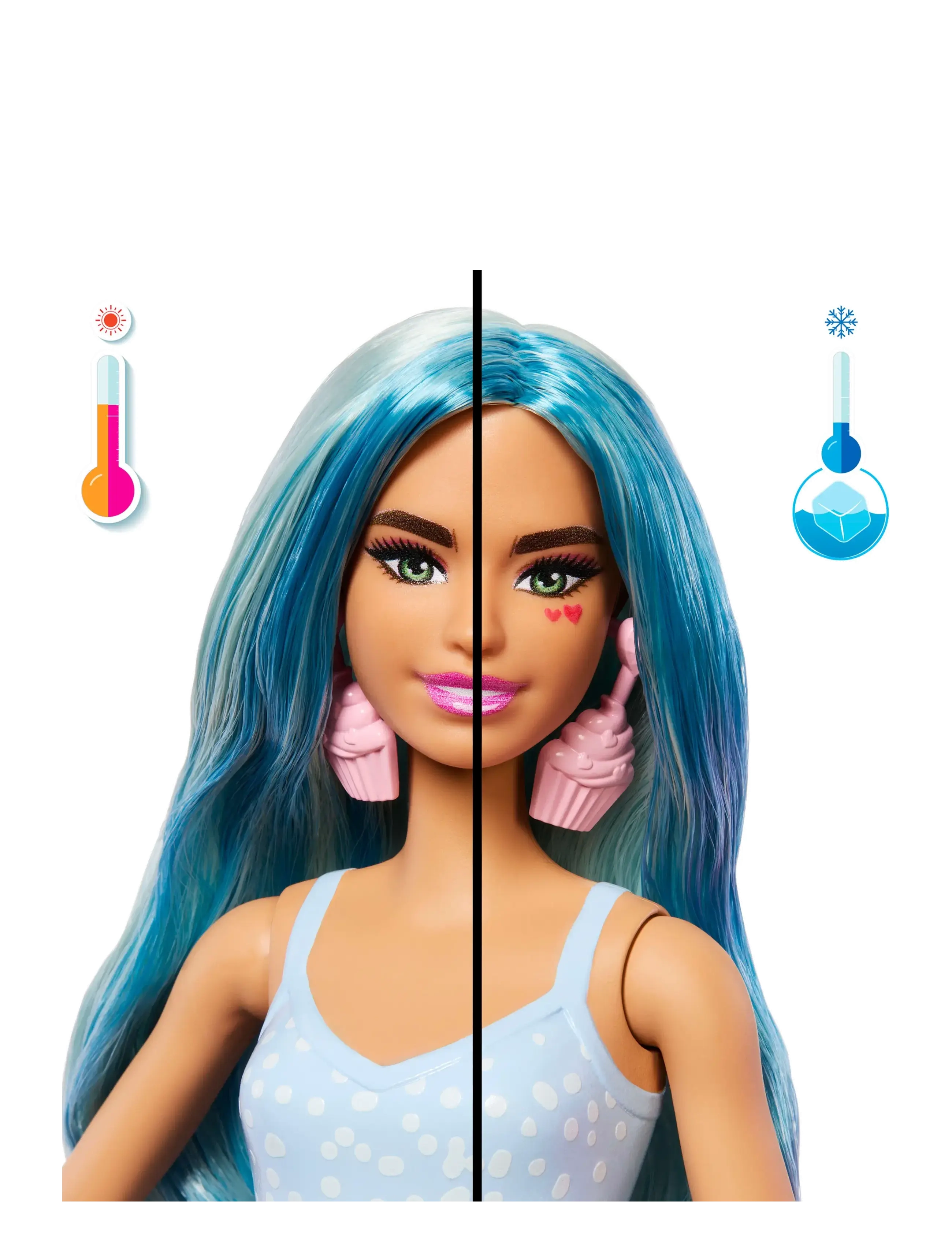 Barbie - Pop Reveal Sweet Treat Series Doll & Accessories Set, Cool Cupcake Fashion Doll & Pet - multi color - 1