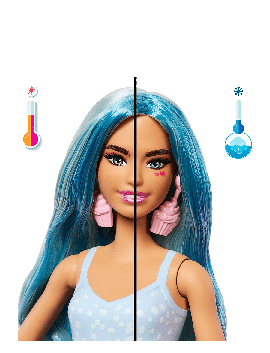 Barbie - Pop Reveal Sweet Treat Series Doll & Accessories Set, Cool Cupcake Fashion Doll & Pet - multi color - 1