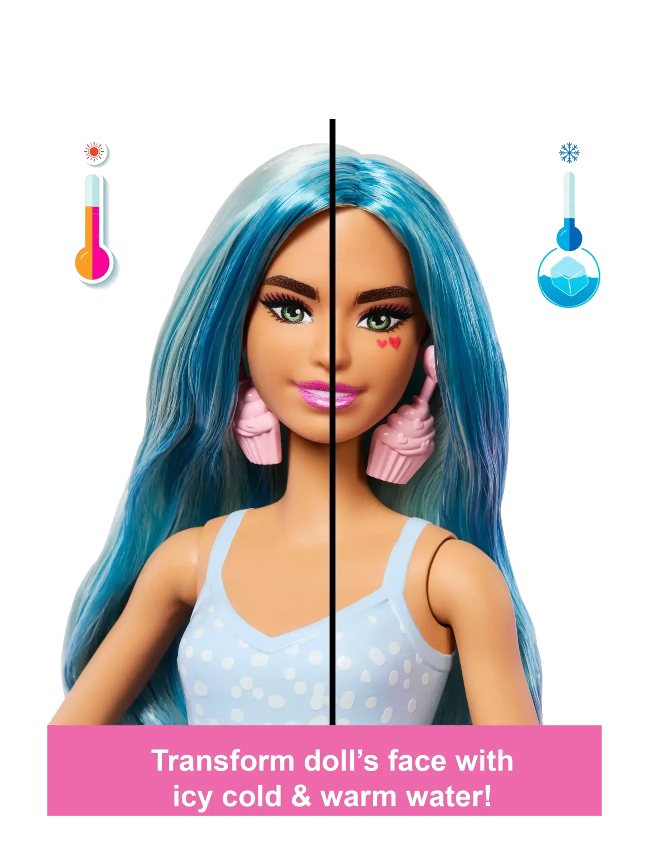 Barbie - Pop Reveal Sweet Treat Series Doll & Accessories Set, Cool Cupcake Fashion Doll & Pet - multi color - 5