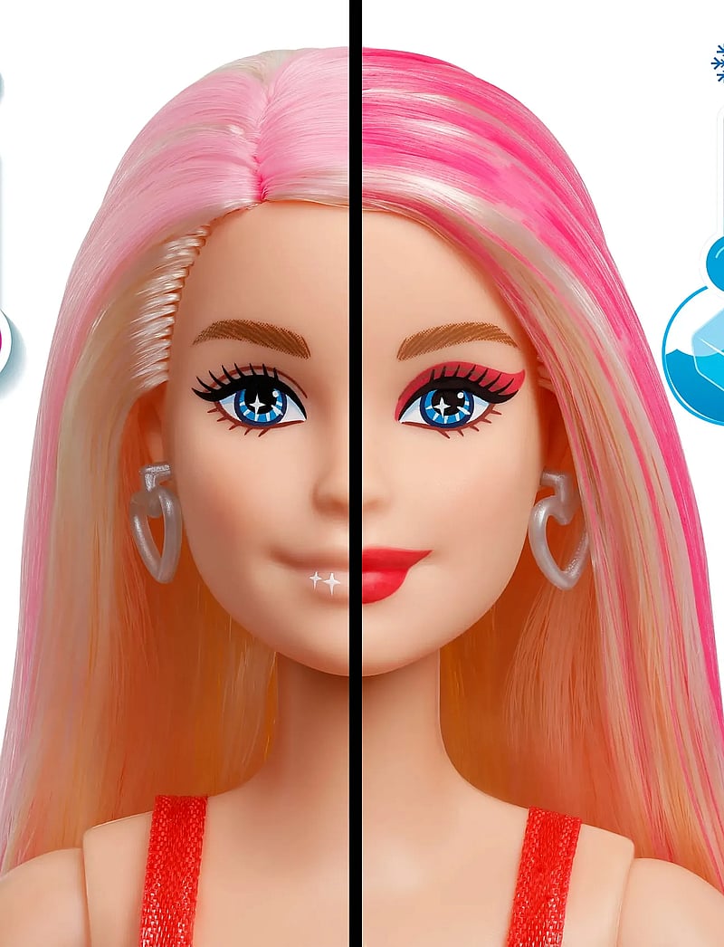 Barbie - Party Unboxed Glam Party Series Red Sparkle Doll & Accessories with 10 Surprises - accessoires pour poupée - multi color - 3