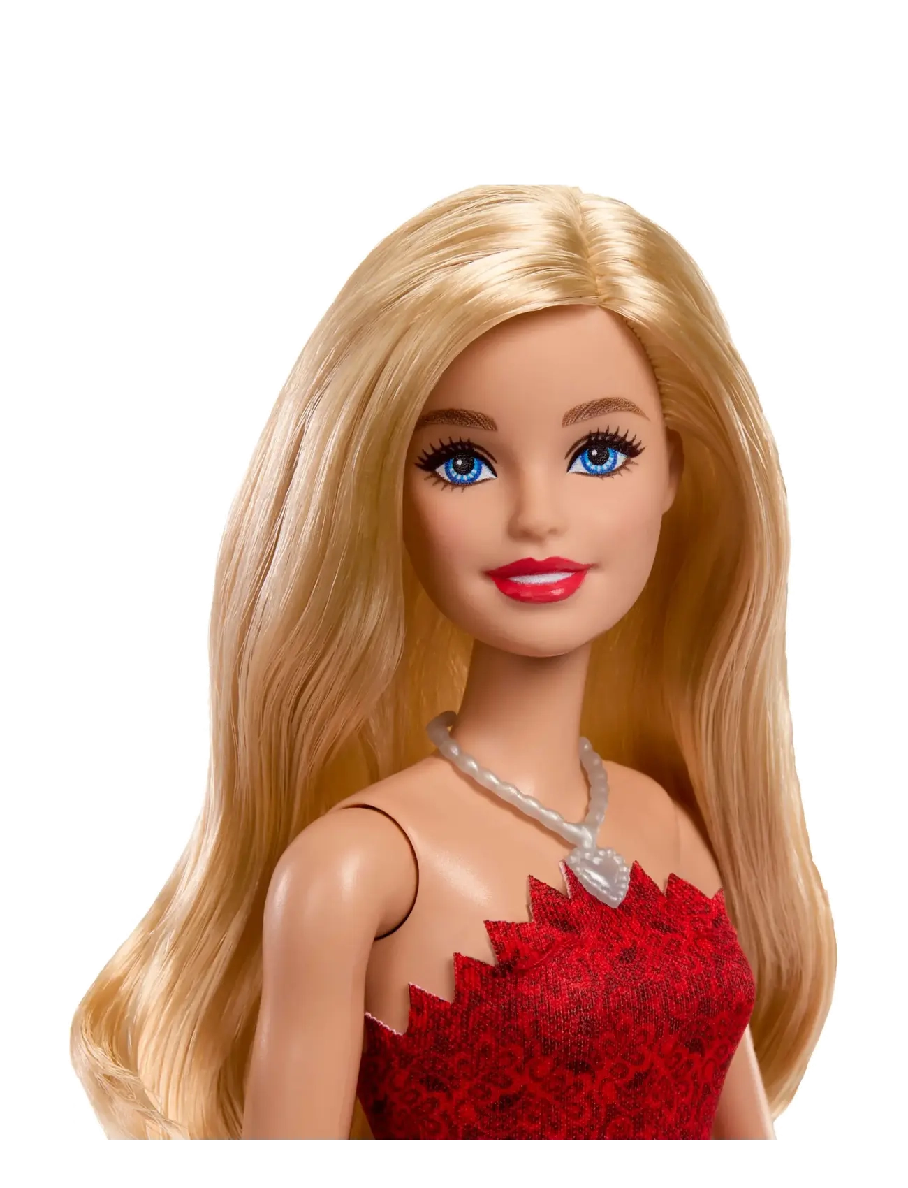 Barbie - Mattel 80th Anniversary Ruby-Red Celebration Fashion Doll Wearing Red Dress with Accessories - laveste priser - multi color - 2