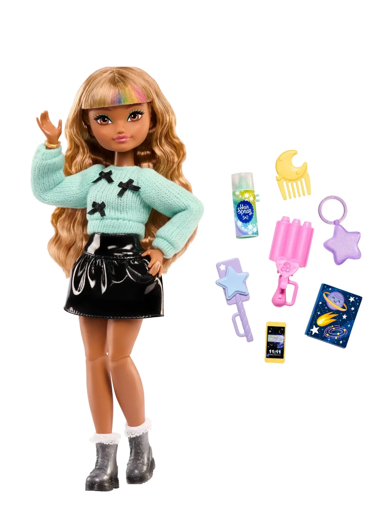 BARBIE Dream Besties Zia Fashion Doll With 7 Hair & Moon Themed Accessoires Patterned - One Size - Kinder