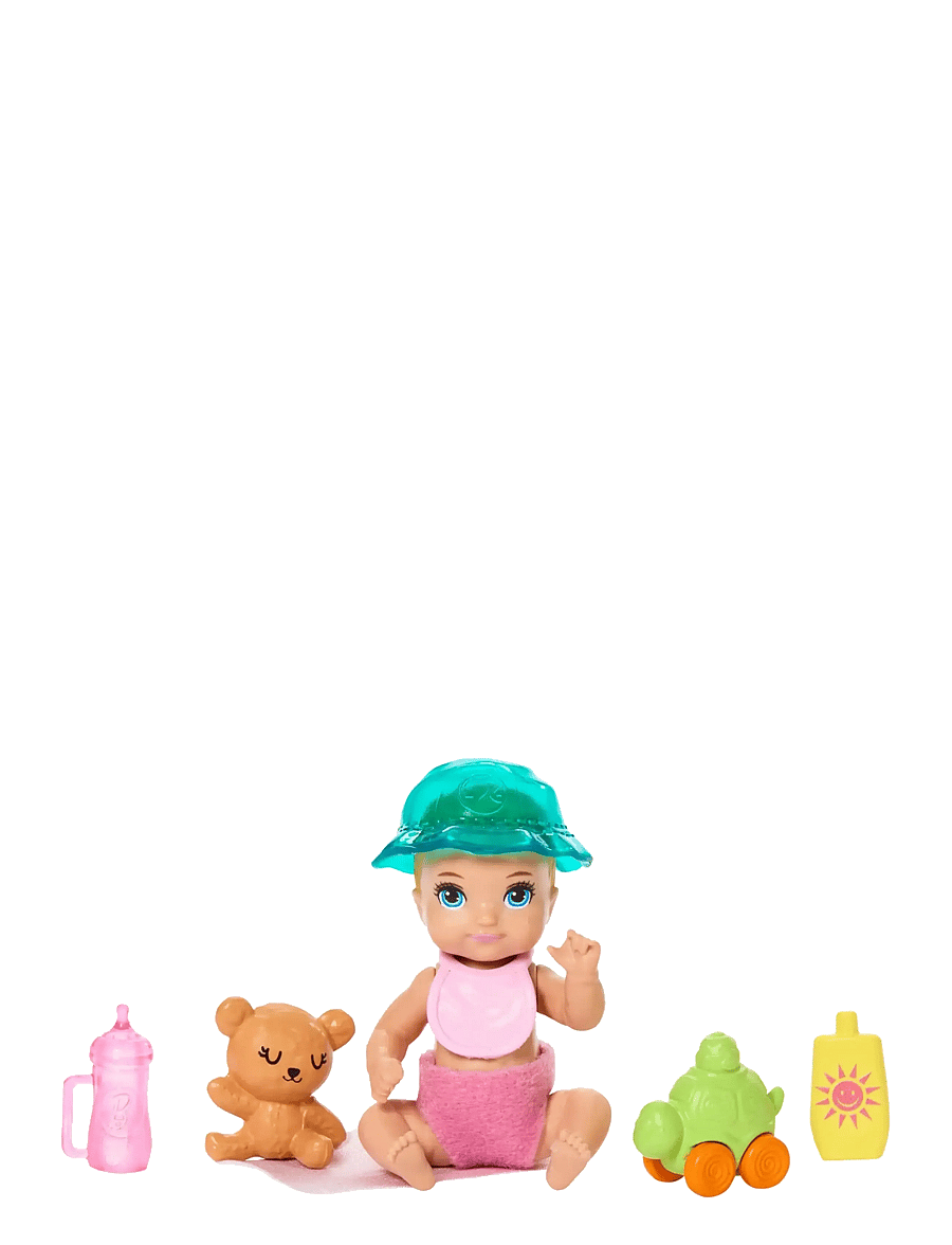 Barbie - Skipper Babysitters Inc. Playset with Skipper Doll, Baby Doll, Stroller & 7 Accessories - multicolor - 3