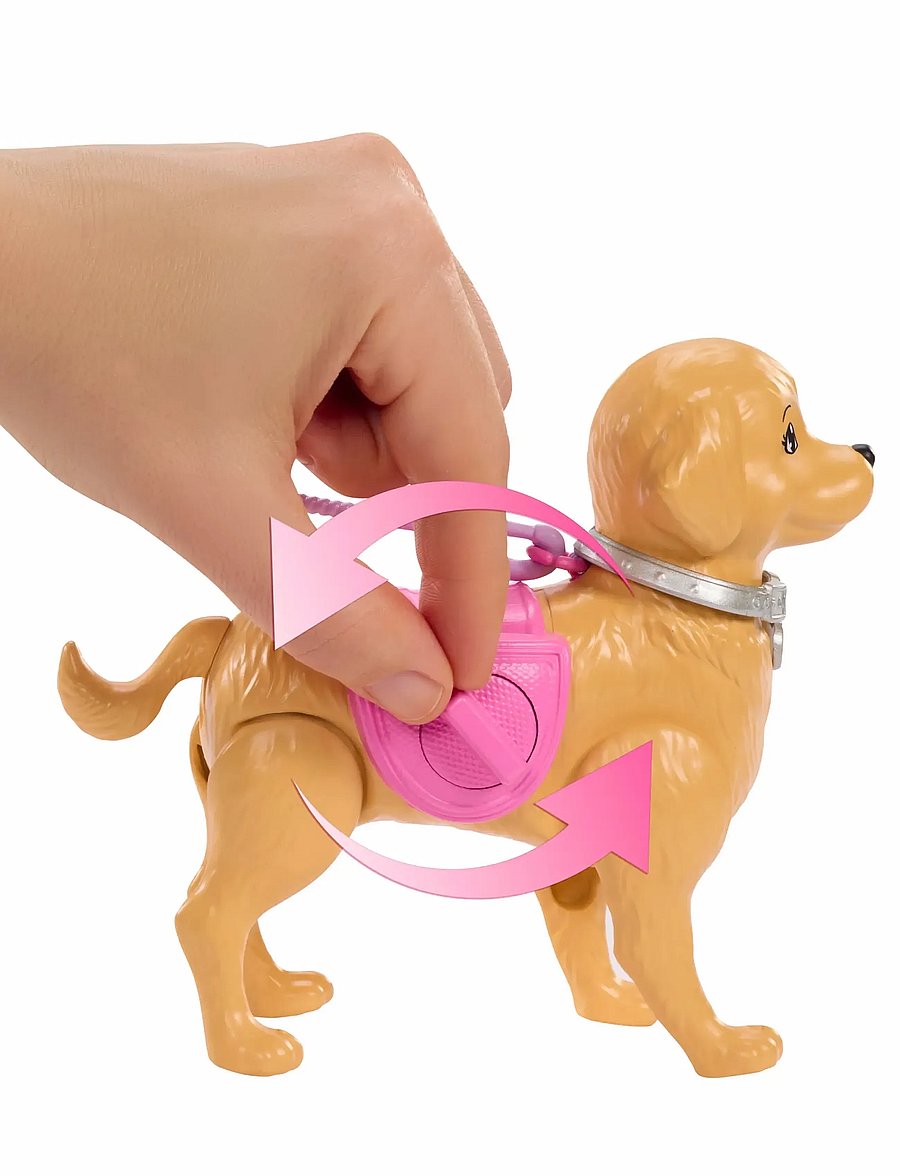 Barbie - “Malibu” Walk & Potty Pup Toy Set - multicolor - 0