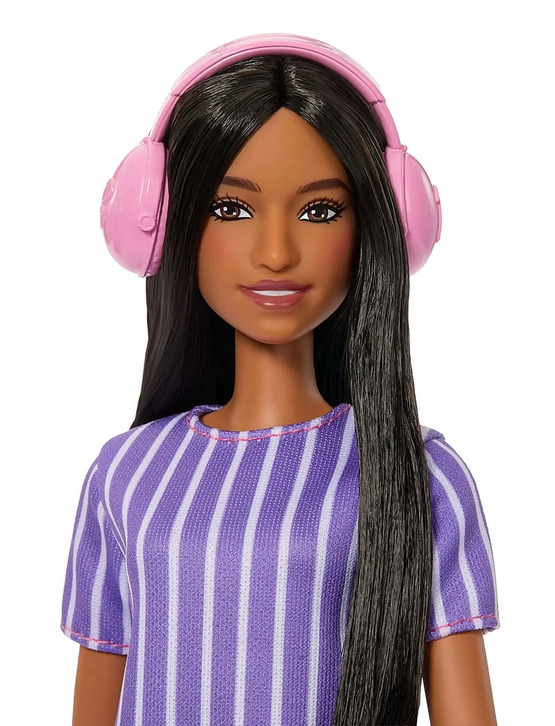 Barbie - Fashionistas Doll #245 in Purple Striped Dress, Autistic with Accessories - puppen - multicolor - 4