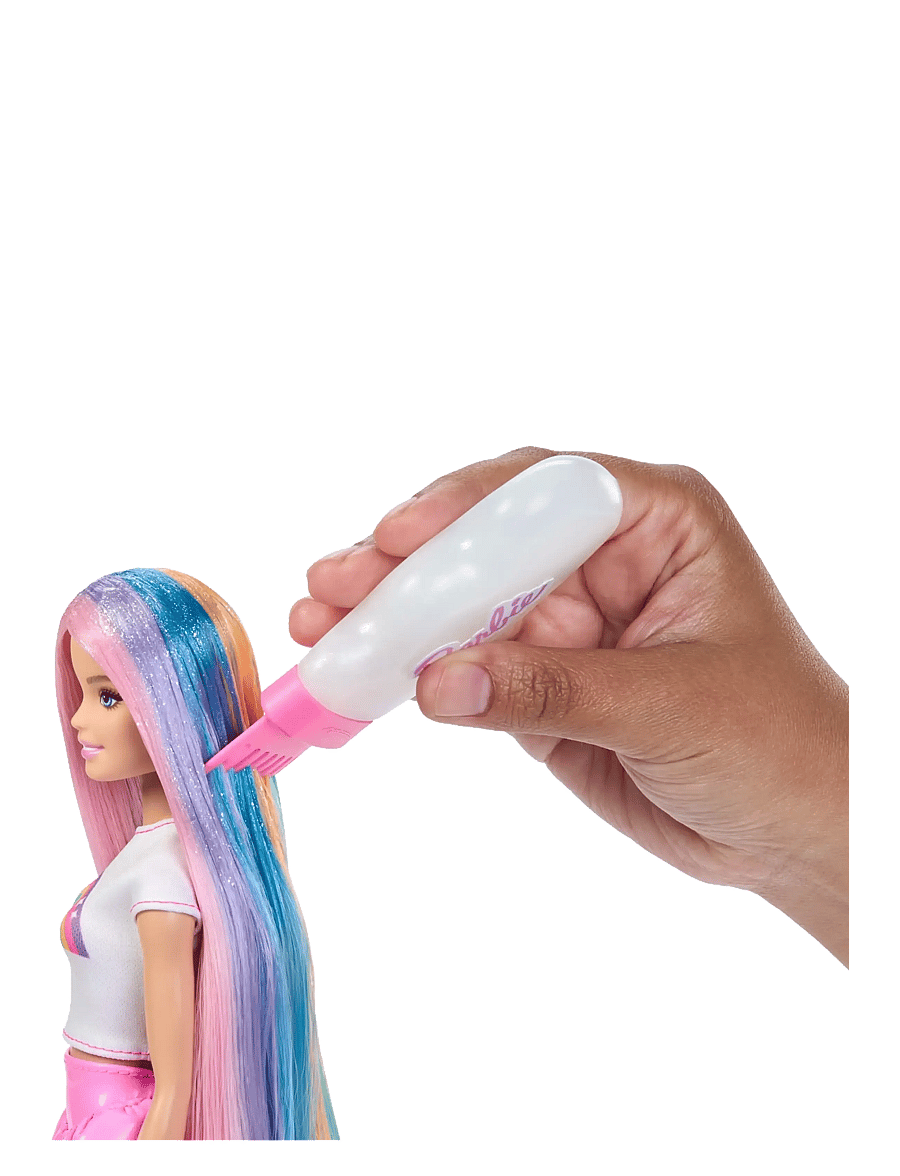 Barbie - Rainbow Sparkle Hair Fashion Doll with Extra-Long Hair and 12 Styling Accessories - puppen - multicolor - 2