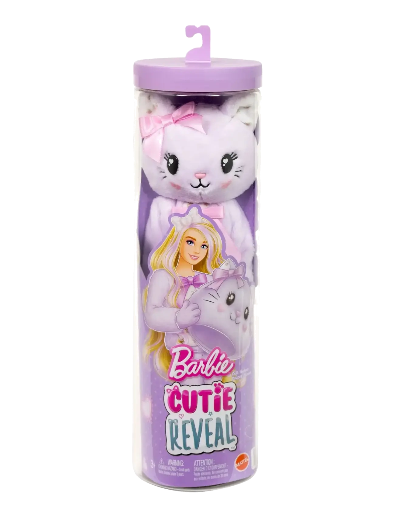 Barbie Cutie Reveal Doll & Accessories, Cuddly Series Kitten with 10 Surprises - 4 for 3 - MULTICOLOR / purple