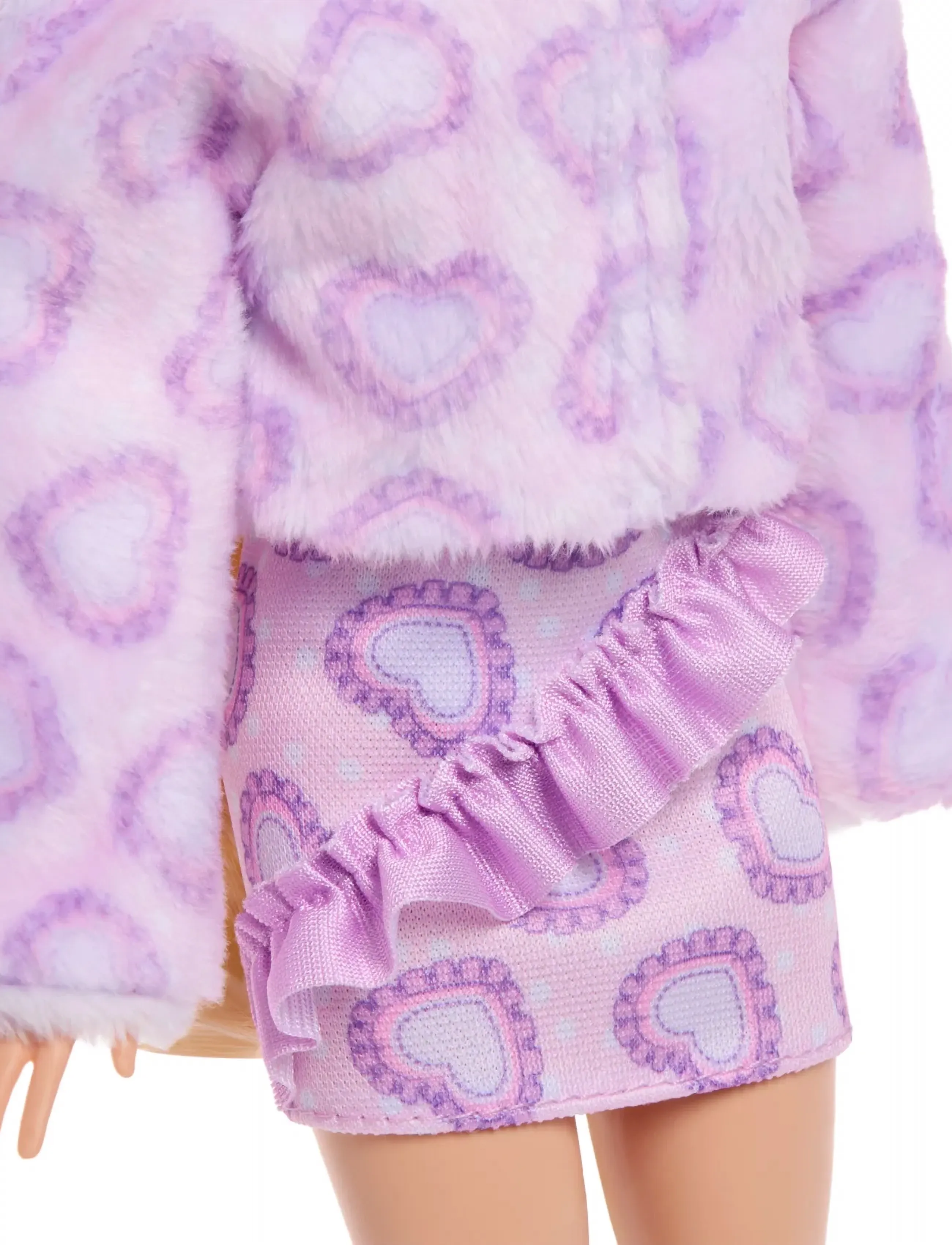 Barbie - Cutie Reveal Doll & Accessories, Cuddly Series Kitten with 10 Surprises - dukker - multicolor - 5