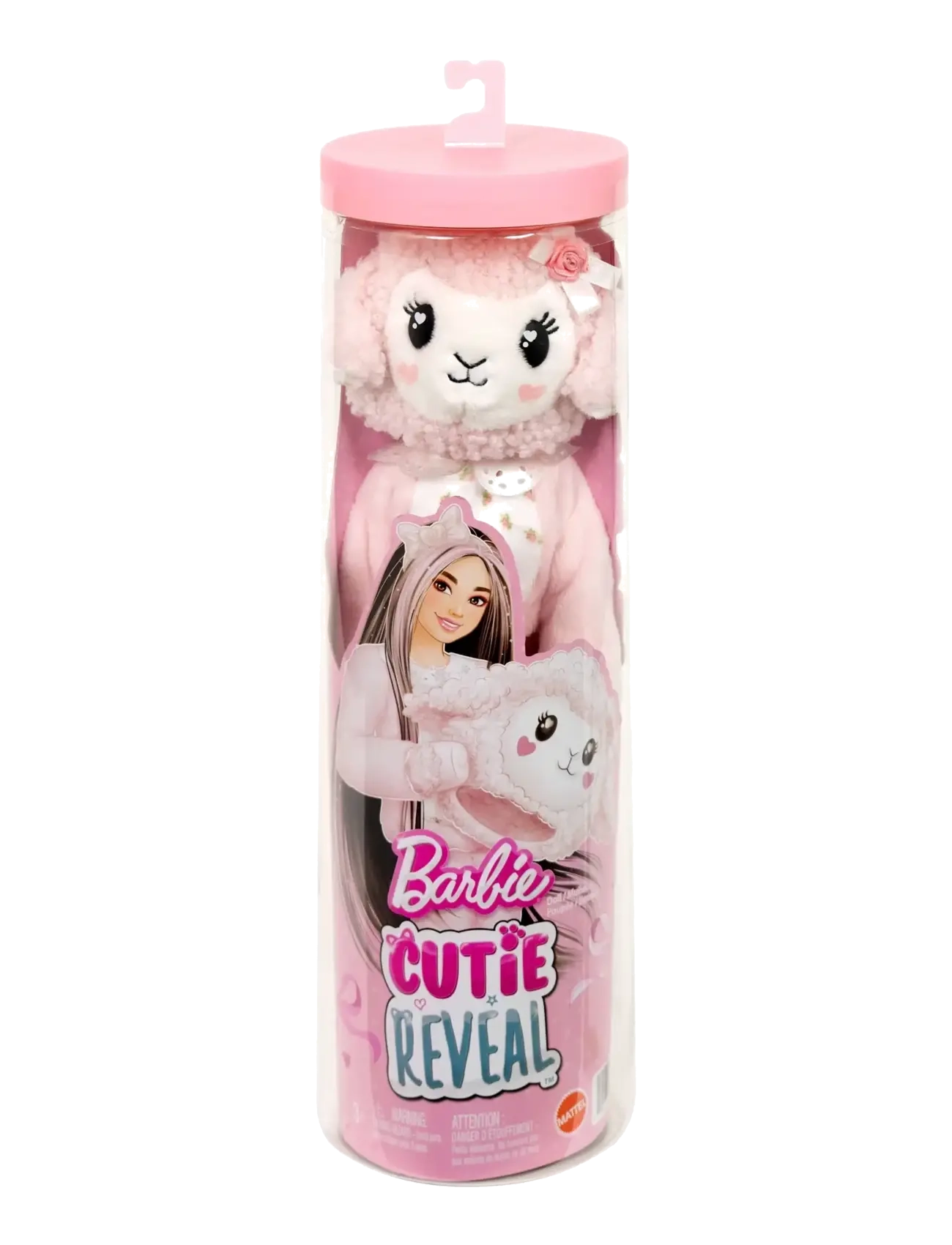 Barbie Cutie Reveal Doll & Accessories, Cuddly Series Lamb with 10 Surprises - 4 for 3 - MULTICOLOR / pink/rose