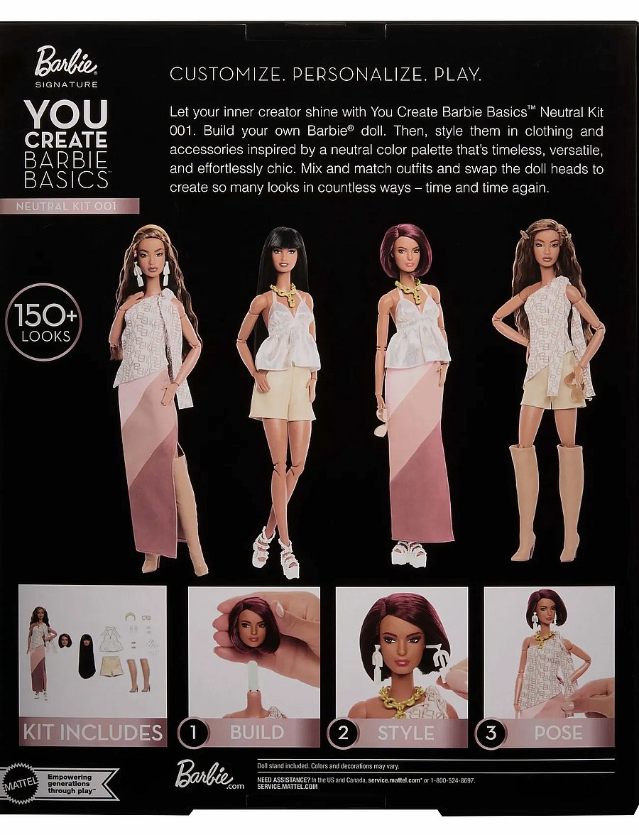 Barbie - Barbie Signature You Create Mass 01 - puppen - multicolor - 5