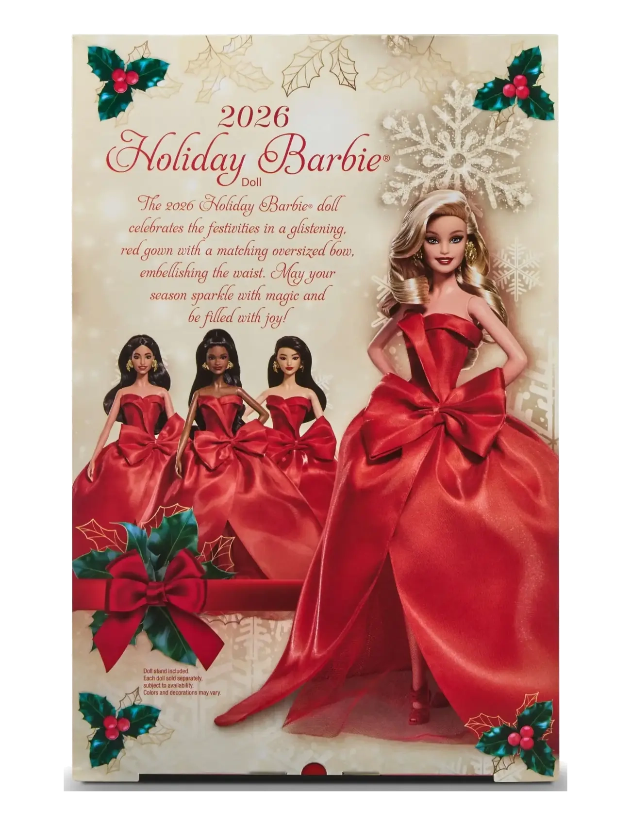 Barbie - 2026 Holiday Barbie® Doll - multicolor - 3