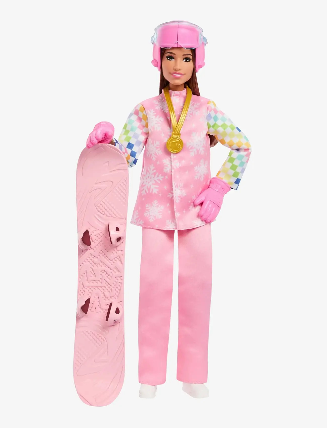 Barbie - Careers Snowboarder Doll in Pink Jacket with 10+ Accessories Including Color-Change Snowboard - nukud - multicolor - 1