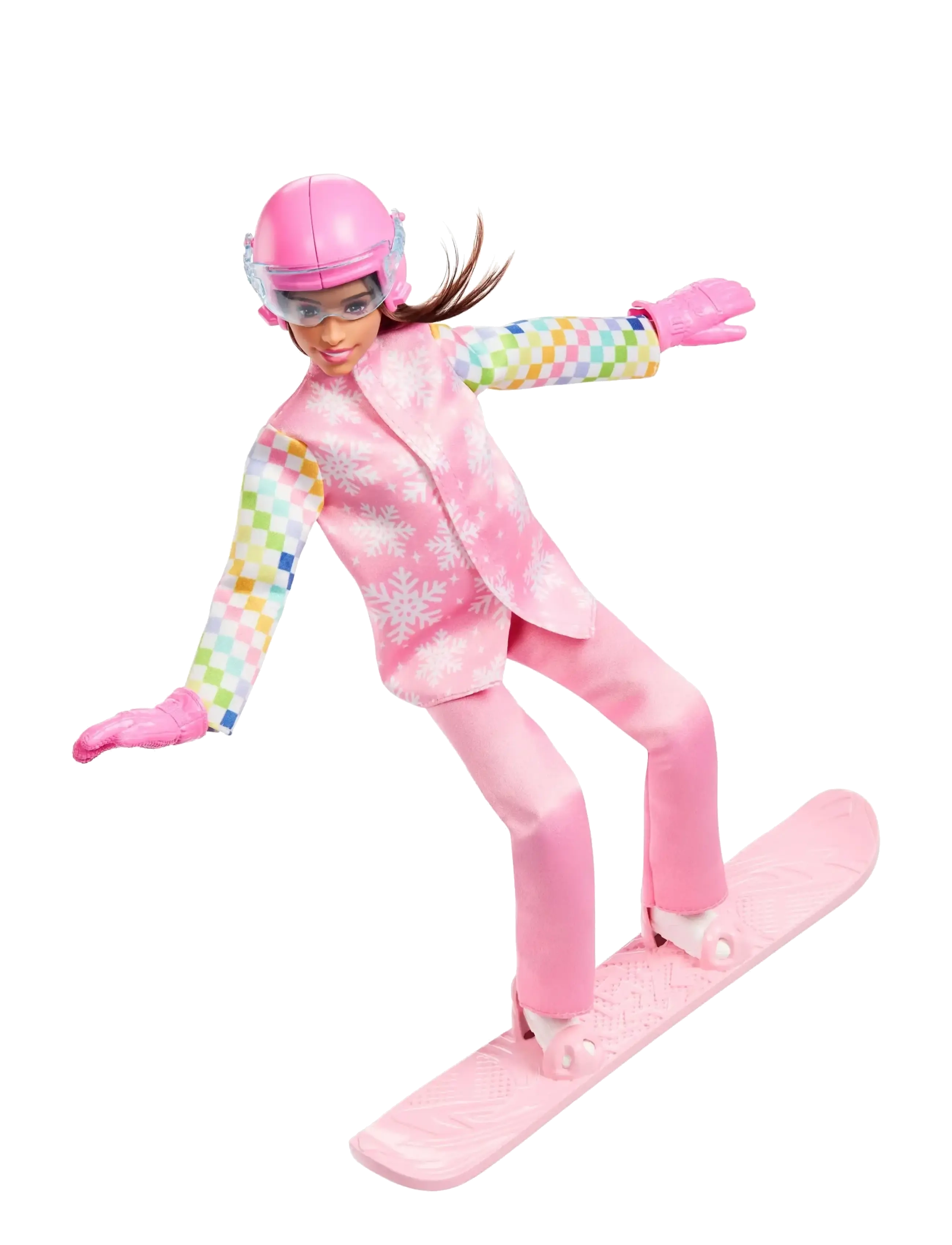 Barbie - Careers Snowboarder Doll in Pink Jacket with 10+ Accessories Including Color-Change Snowboard - dukker - multicolor - 2