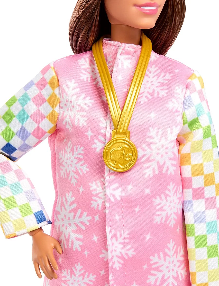 Barbie - Careers Snowboarder Doll in Pink Jacket with 10+ Accessories Including Color-Change Snowboard - puppen - multicolor - 5