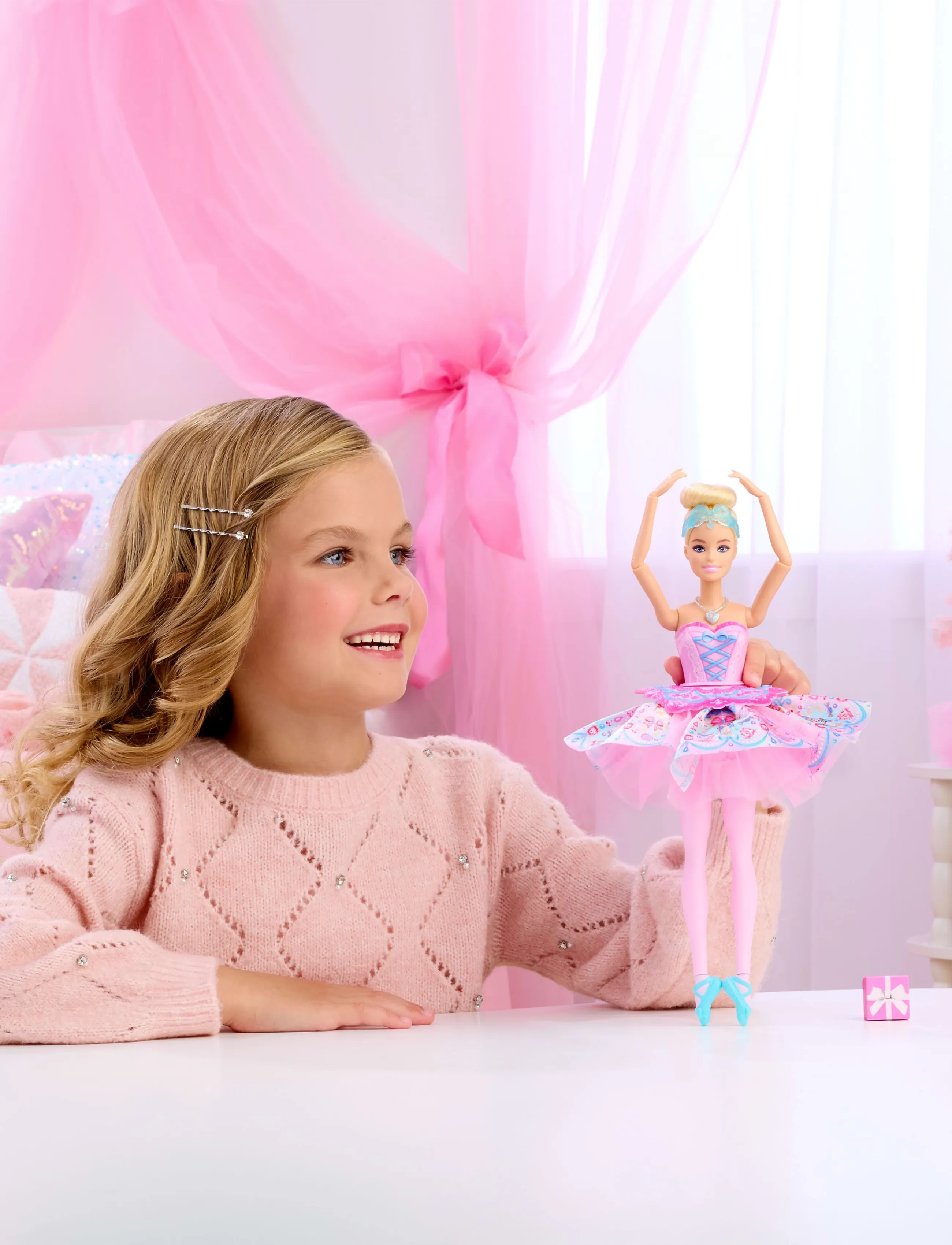 Barbie In The Nutcracker Clara Doll, One Size, Dolls & Accessories, Rosa - Dolls, Kinder