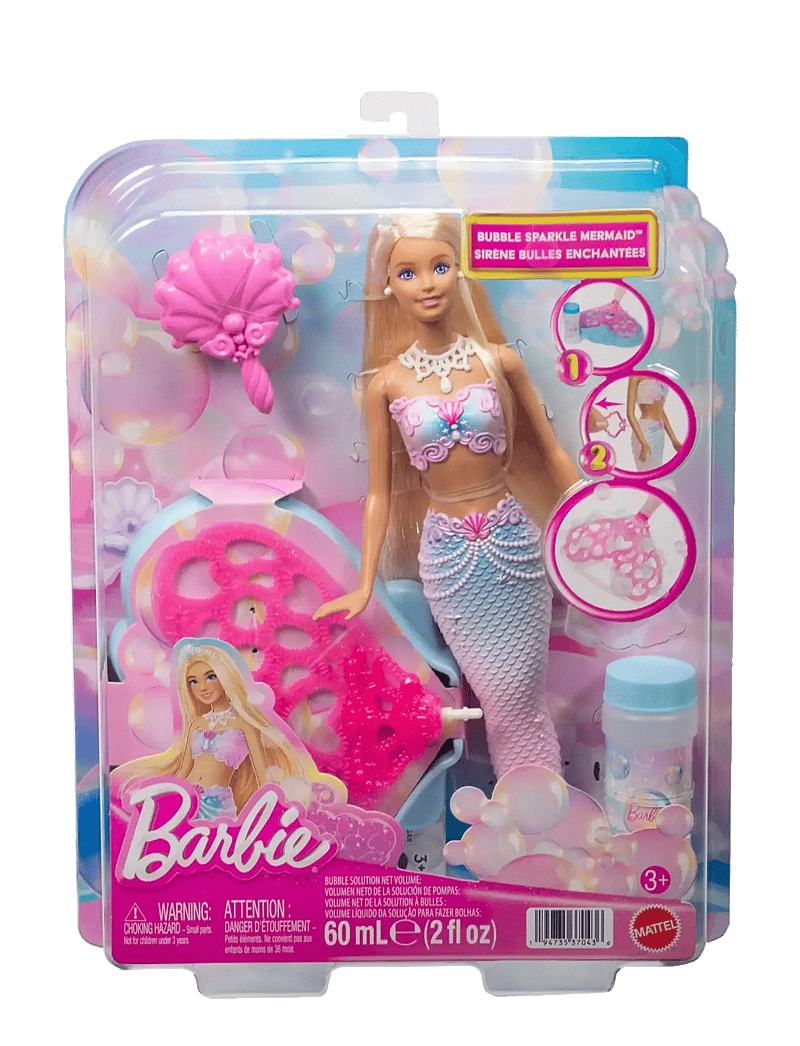 Barbie - Bubble Sparkle Mermaid - puppen - multicolor - 1