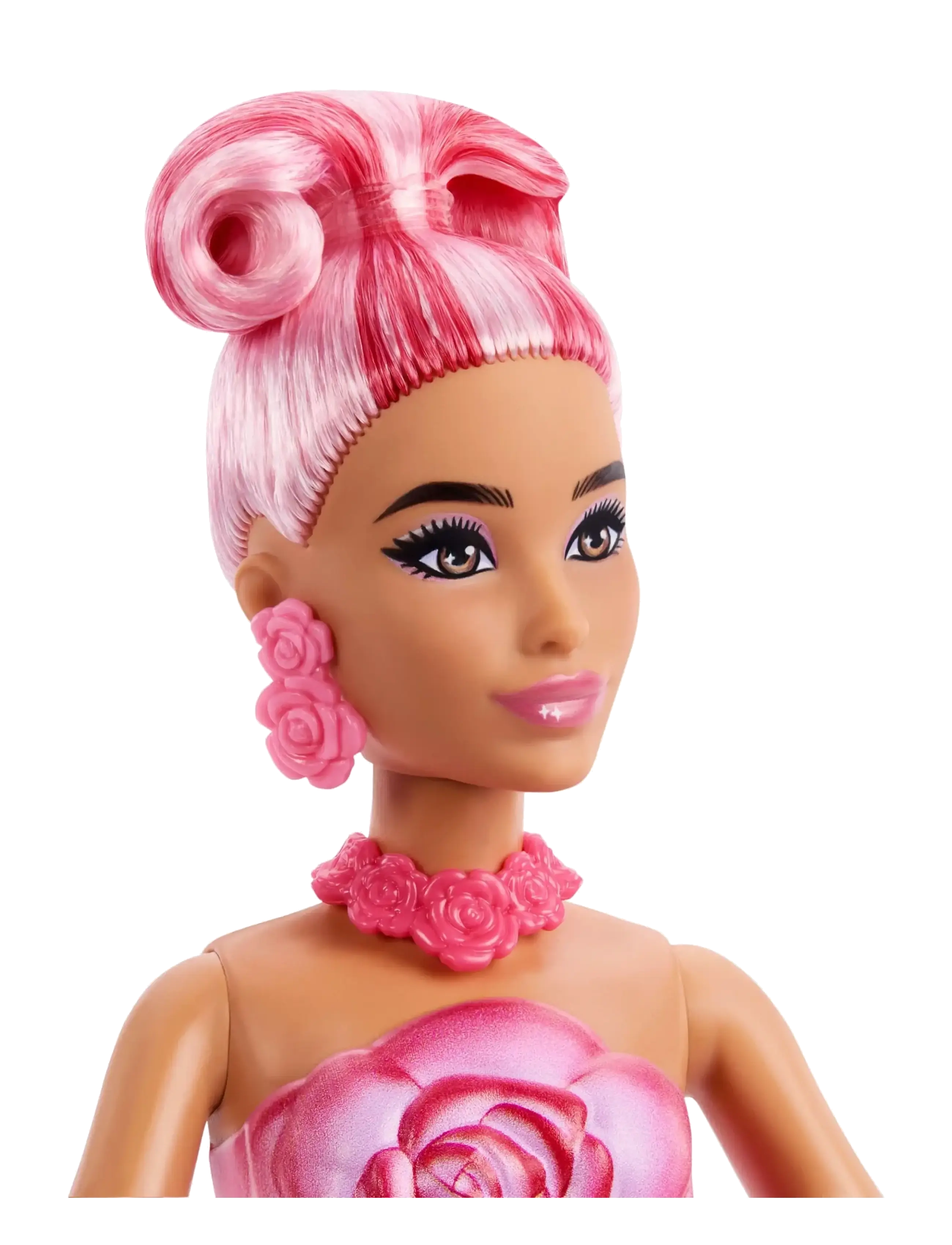 Barbie - Petal Pop Scented Fashion Doll with Rose Dress, Reveal Accessories like Bunny & More - puppen - multicolor - 2
