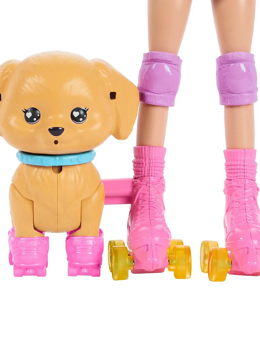 Barbie - BARBIE Skate and Run Pup Doll and Accessories - dukker - multicolor - 4