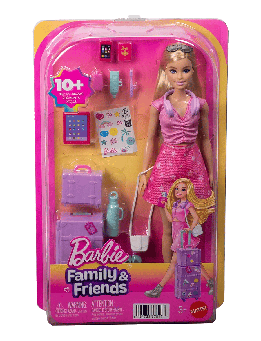 Barbie - BARBIE Family & Friends BARBIE "MALIBU" Doll & Accessories - dukker - multicolor - 2