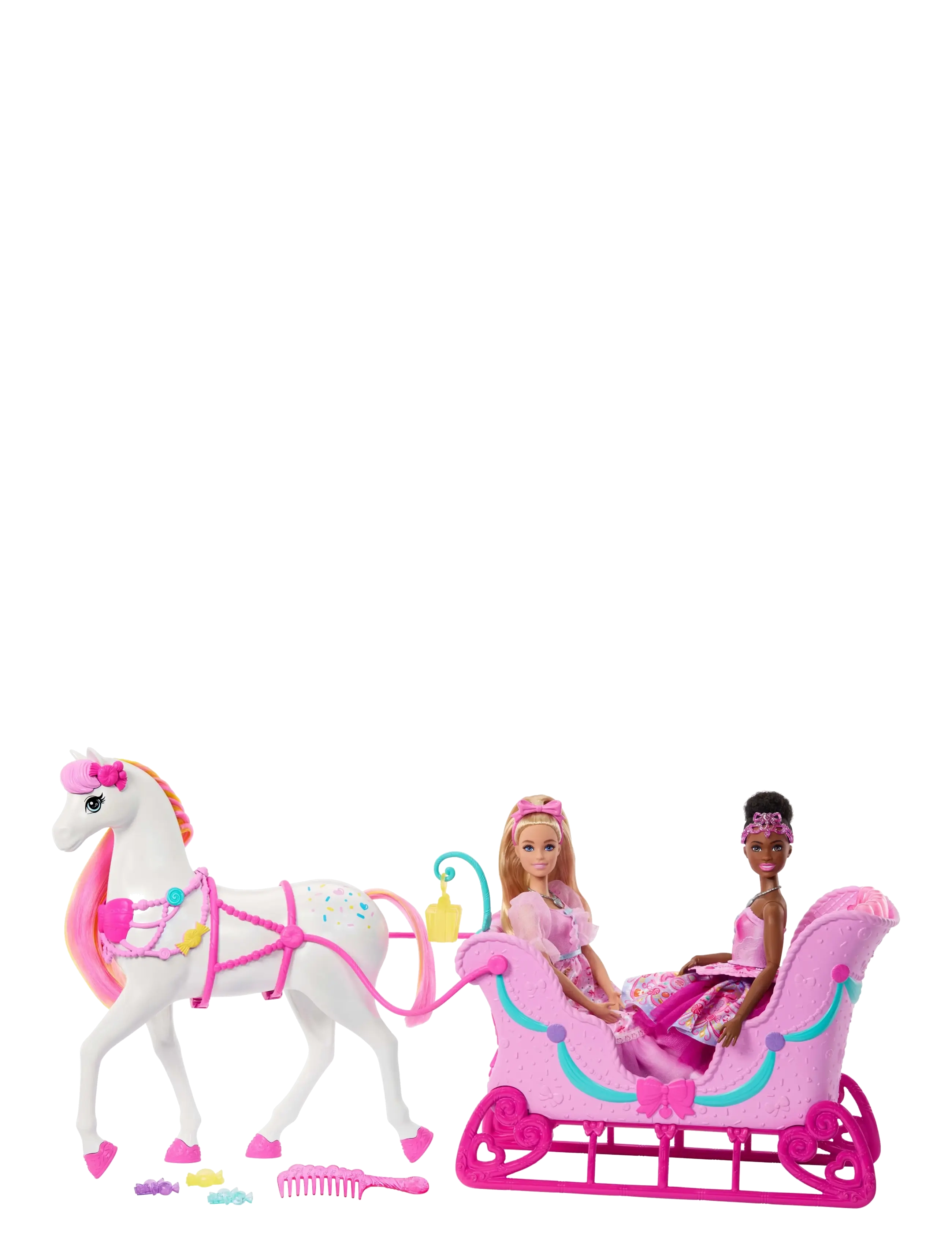 Barbie In The Nutcracker Land Of Sweets Horse And Accessories, One Size, Dolls & Rosa - Kinder