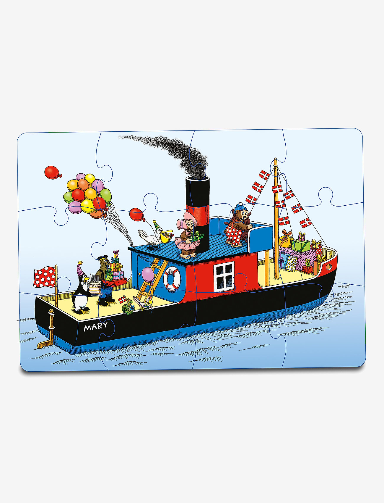 Rasmus Klump - Rasmus Klump - 2 puzzles Mary - puslespil - multiple color - 2