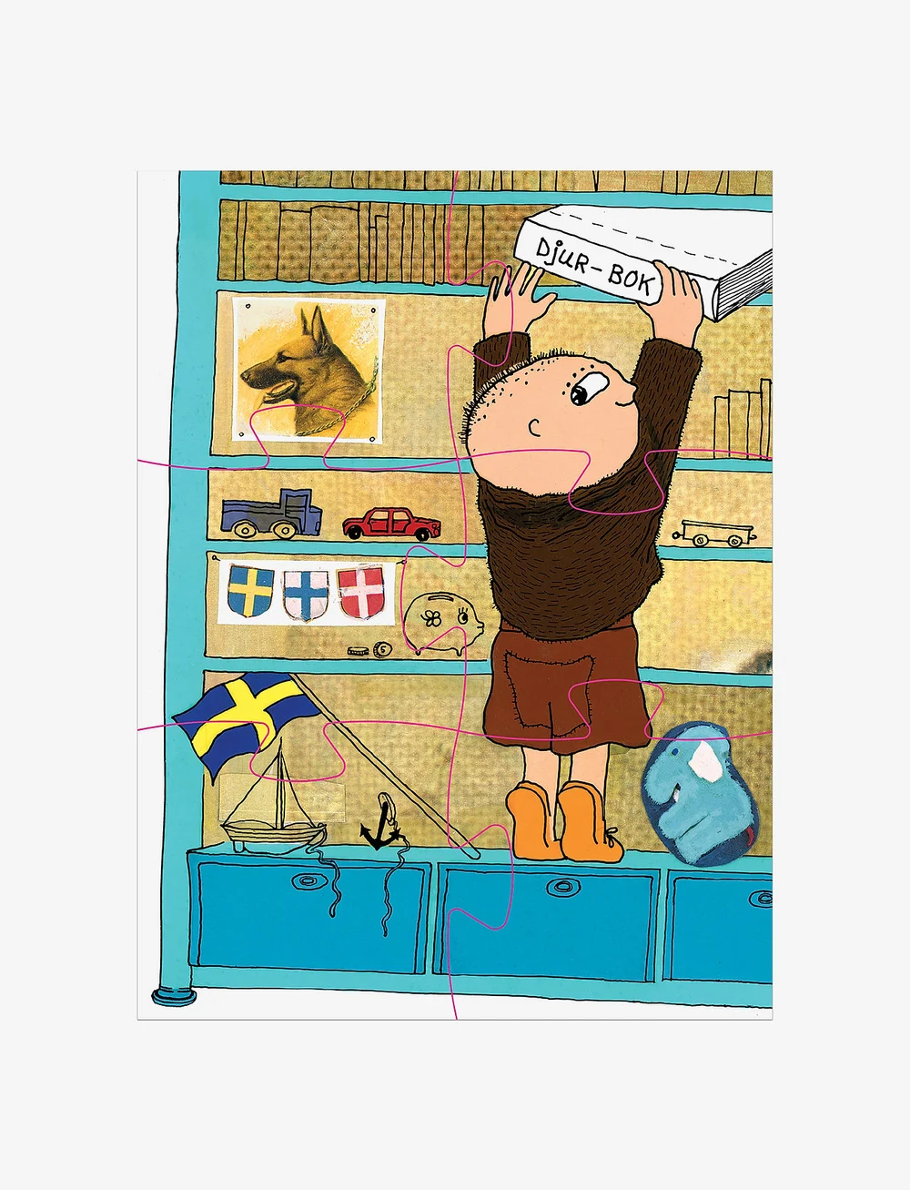 Willi Wiberg - Alfons Åberg - Deco Puzzle - puzzle - multiple color - 2