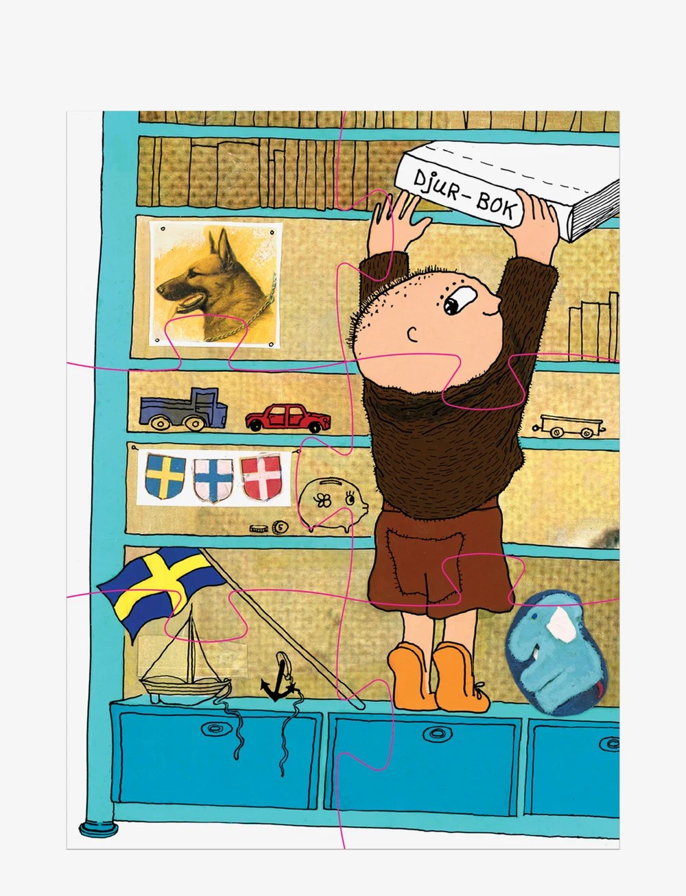 Willi Wiberg - Alfons Åberg - Deco Puzzle - puzzle - multiple color - 3