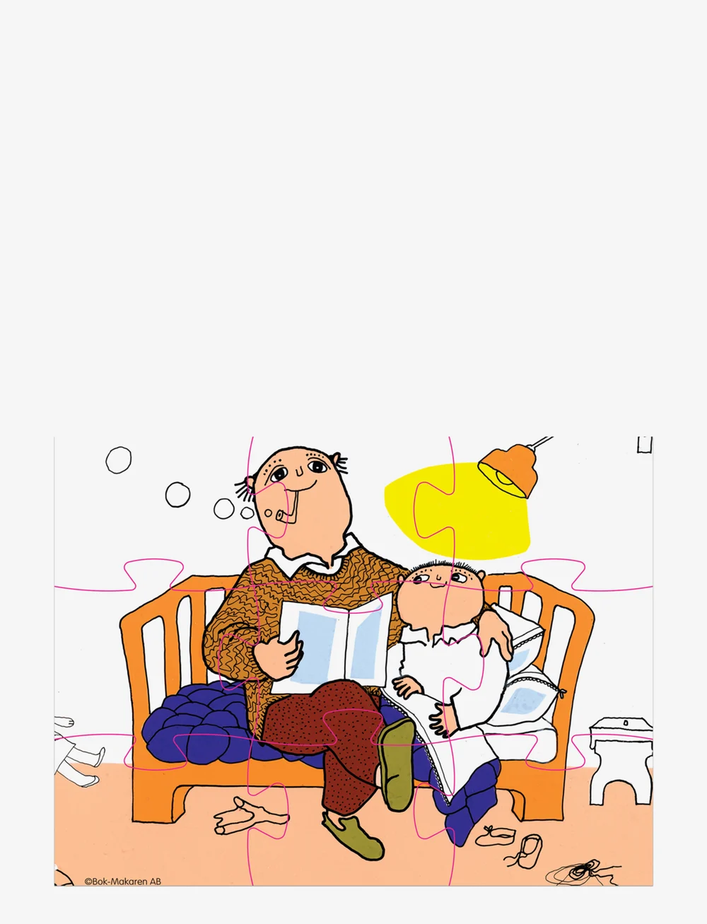 Willi Wiberg - Alfons Åberg - Deco Puzzle - puzzle - multiple color - 4