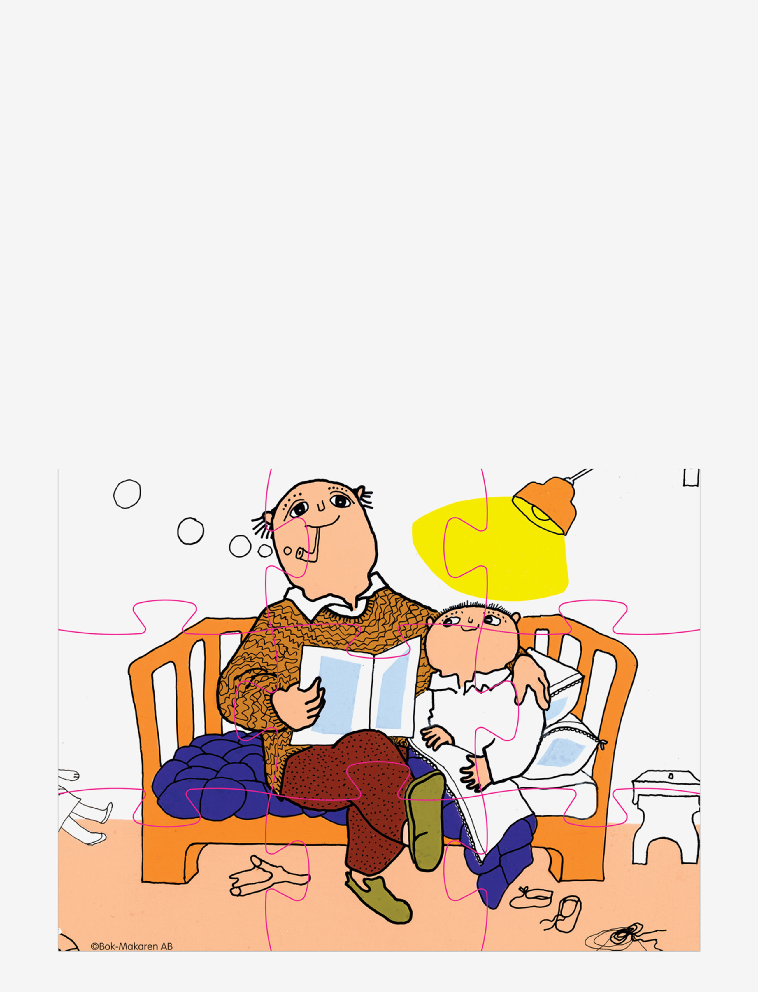 Willi Wiberg - Alfons Åberg - Deco Puzzle - puzzle - multiple color - 4