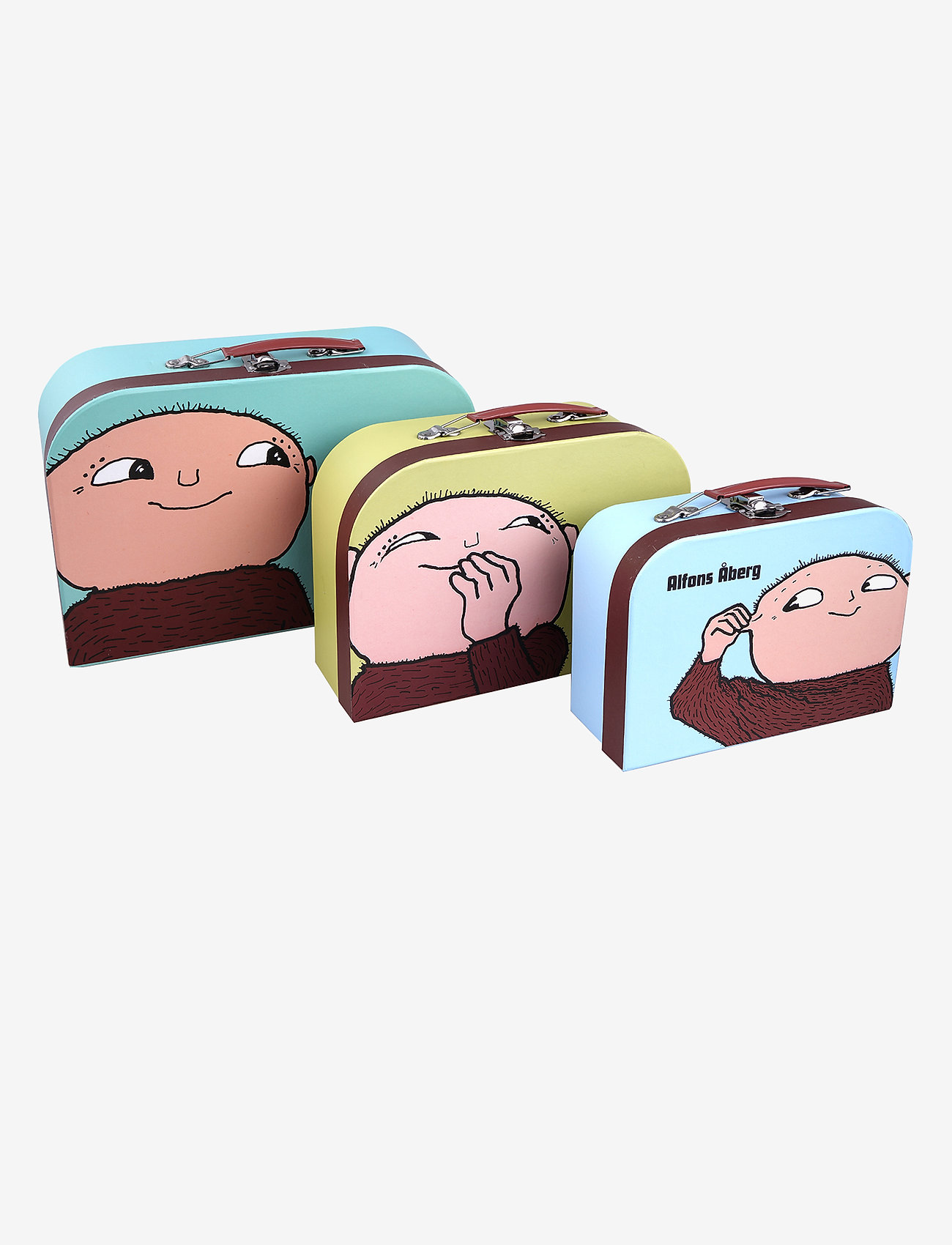 Alfons Åberg - Alfons Åberg - Suitcases 3 psc set - resa - multiple color - 1