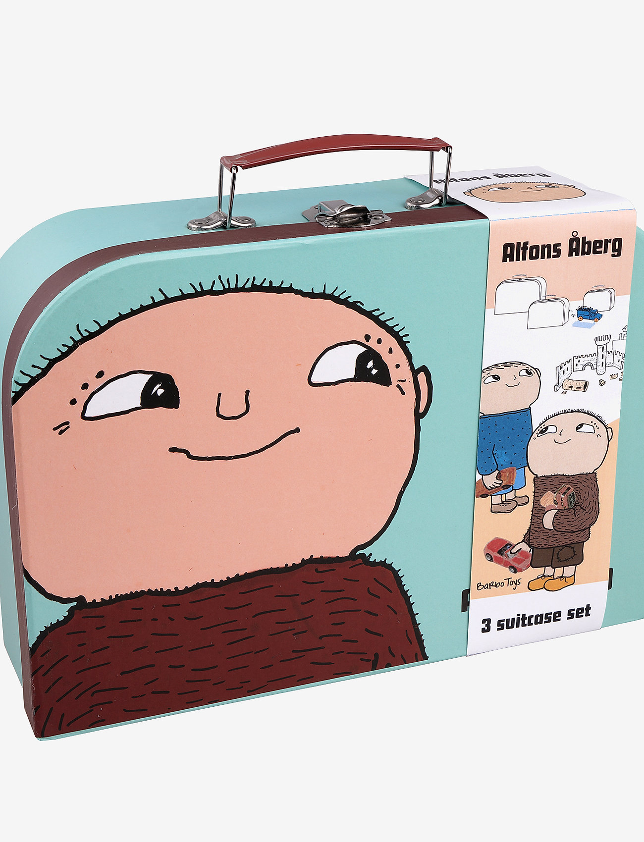 Alfons Åberg - Alfons Åberg - Suitcases 3 psc set - resa - multiple color - 4