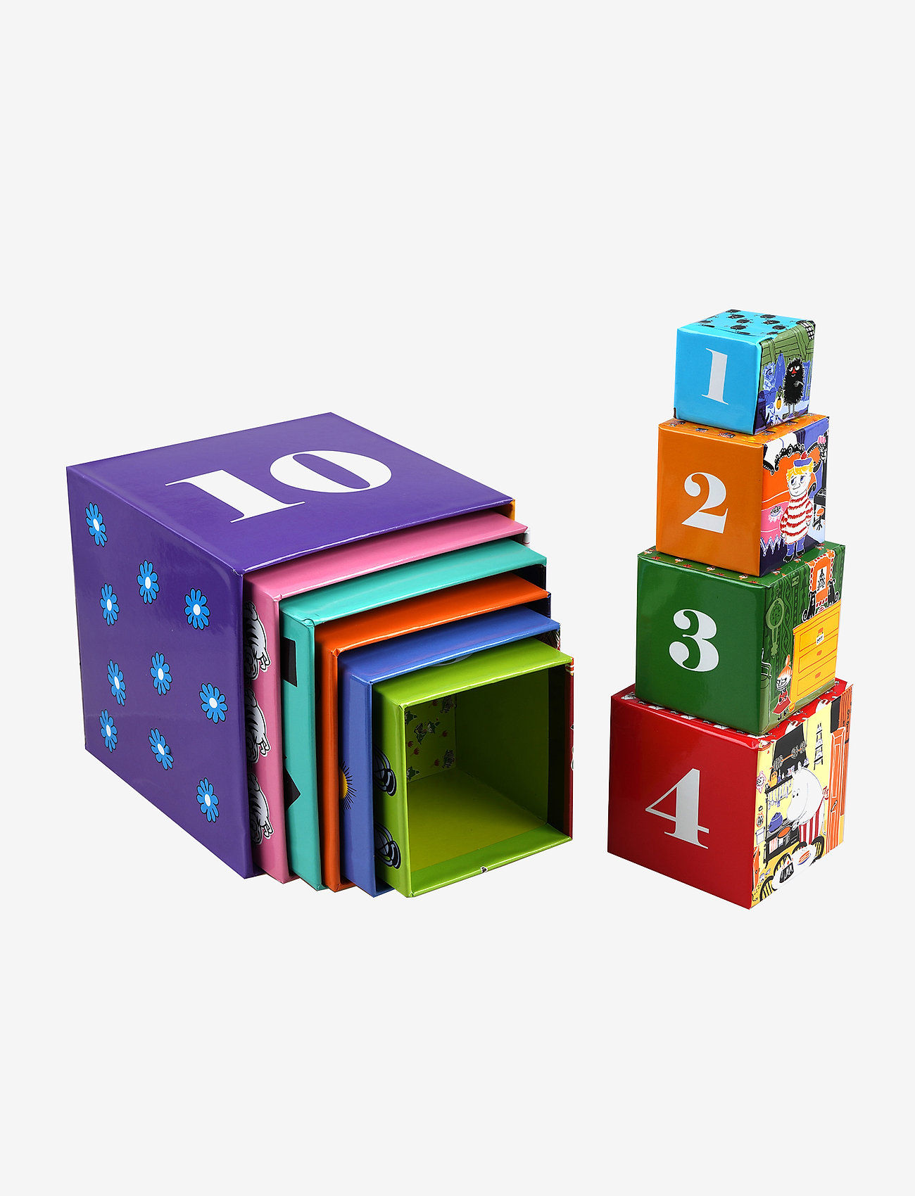 Barbo Toys - Moomin Stacking Cubes Classic - multiple color - 1