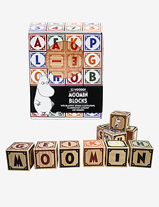 Moomin Wooden Alphabet Blocks, MUMIN