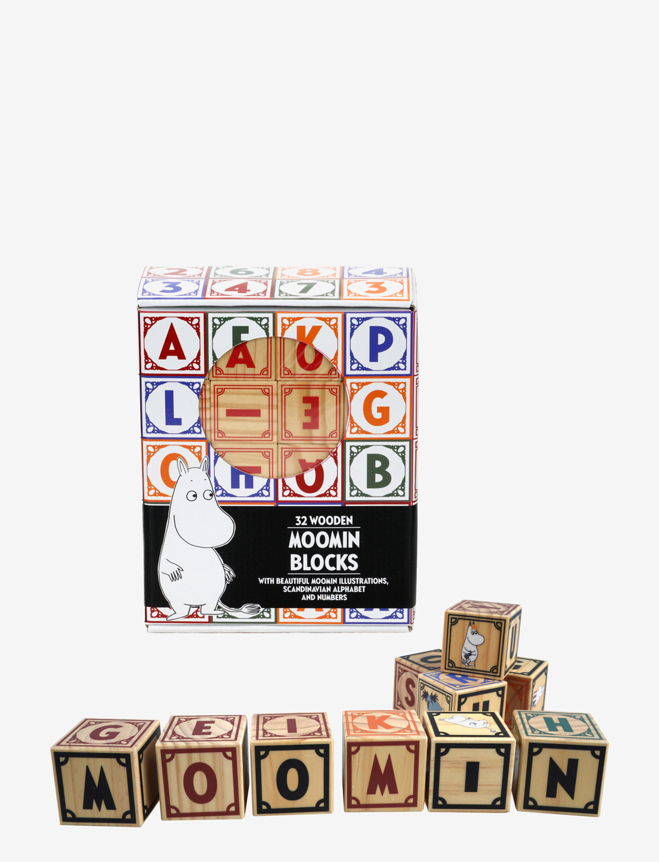 MUMIN Moomin Wooden Alphabet Blocks - Byggklossar - MULTIPLE COLOR / multi