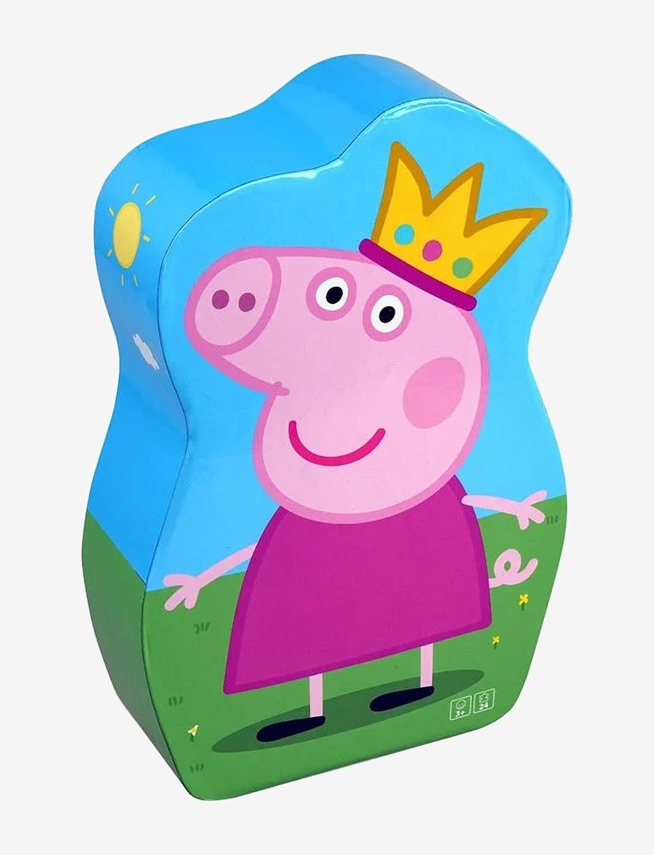 Peppa Wutz - Peppa Pig shaped puzzle Princess - klassische puzzles - multi - 0
