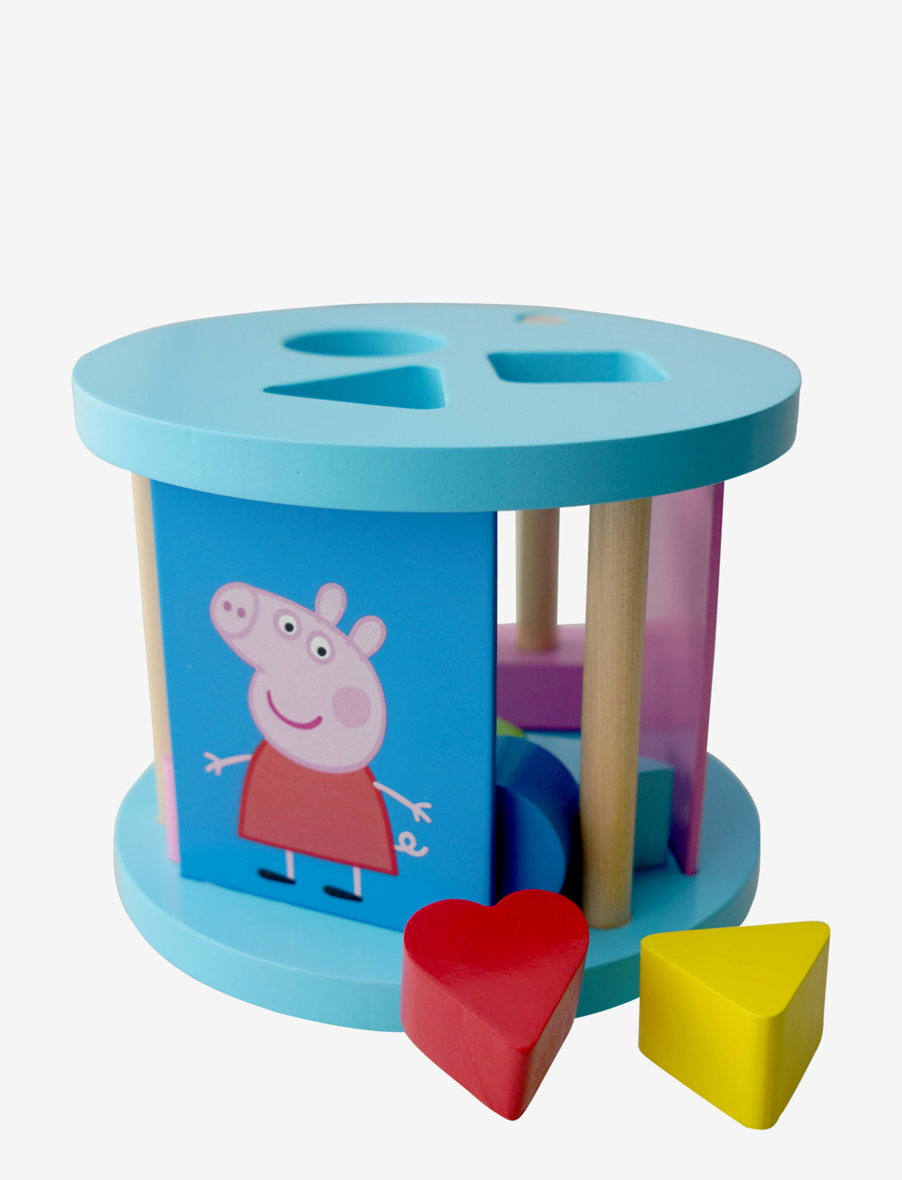 Greta gris - Peppa Pig Wooden shape sorter - plocklådor - multiple color - 1