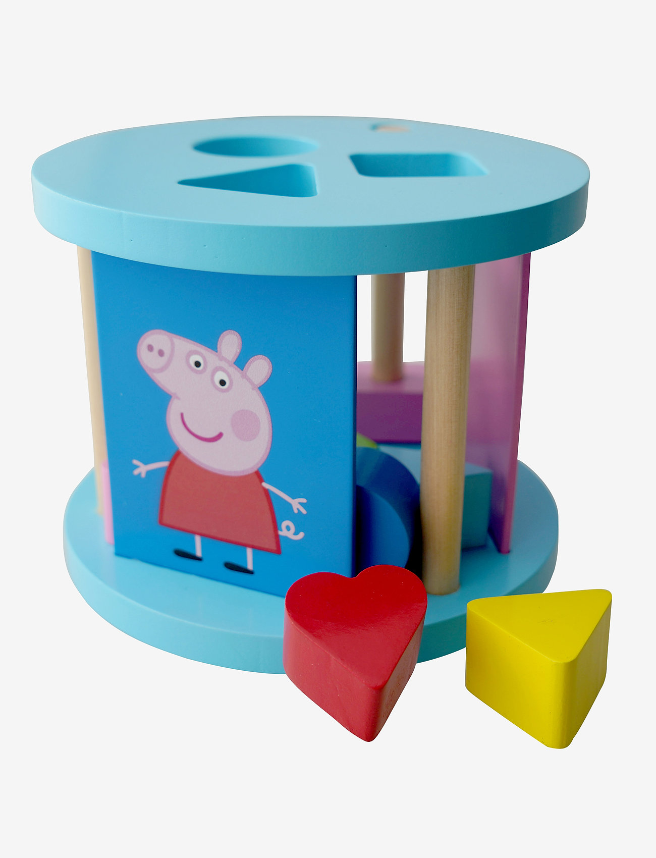 Greta gris - Peppa Pig Wooden shape sorter - plocklådor - multiple color - 2