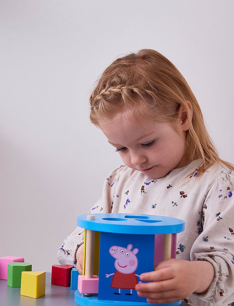 Barbo Toys - Peppa Pig Wooden shape sorter - multiple color - 5