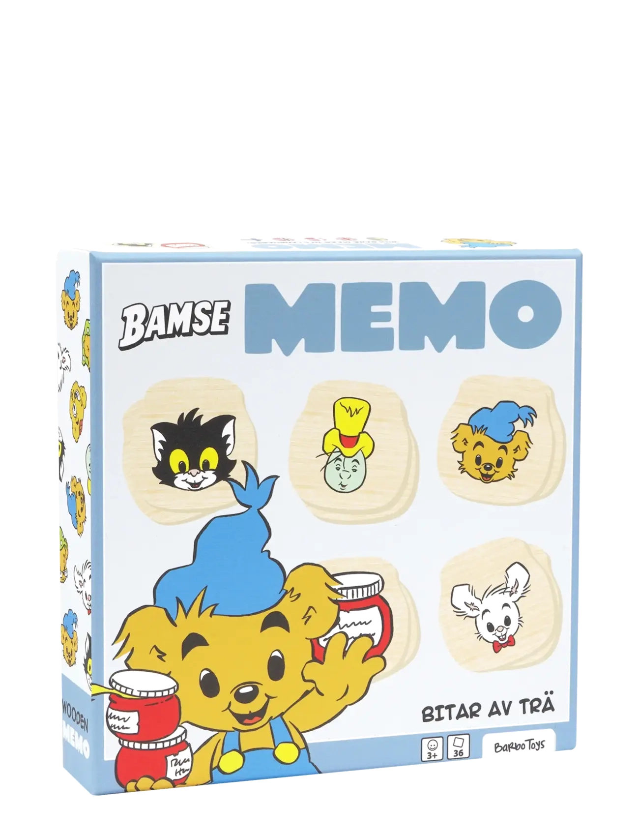 Bamse Bamse - Memo - Leksaker - MULTIPLE COLOR / white