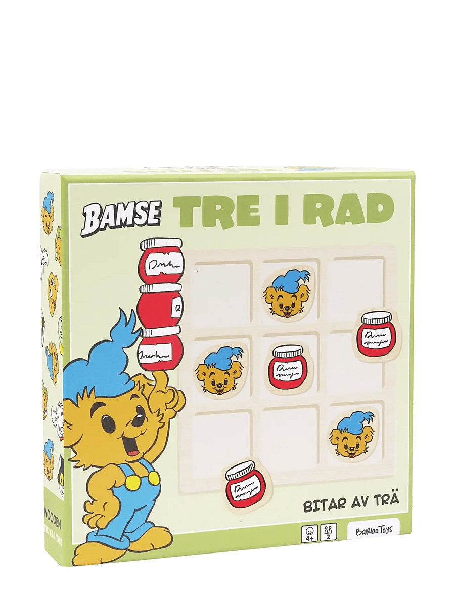 Bamse - Bamse - Tic Tac Toe - tre i rad - multiple color - 1