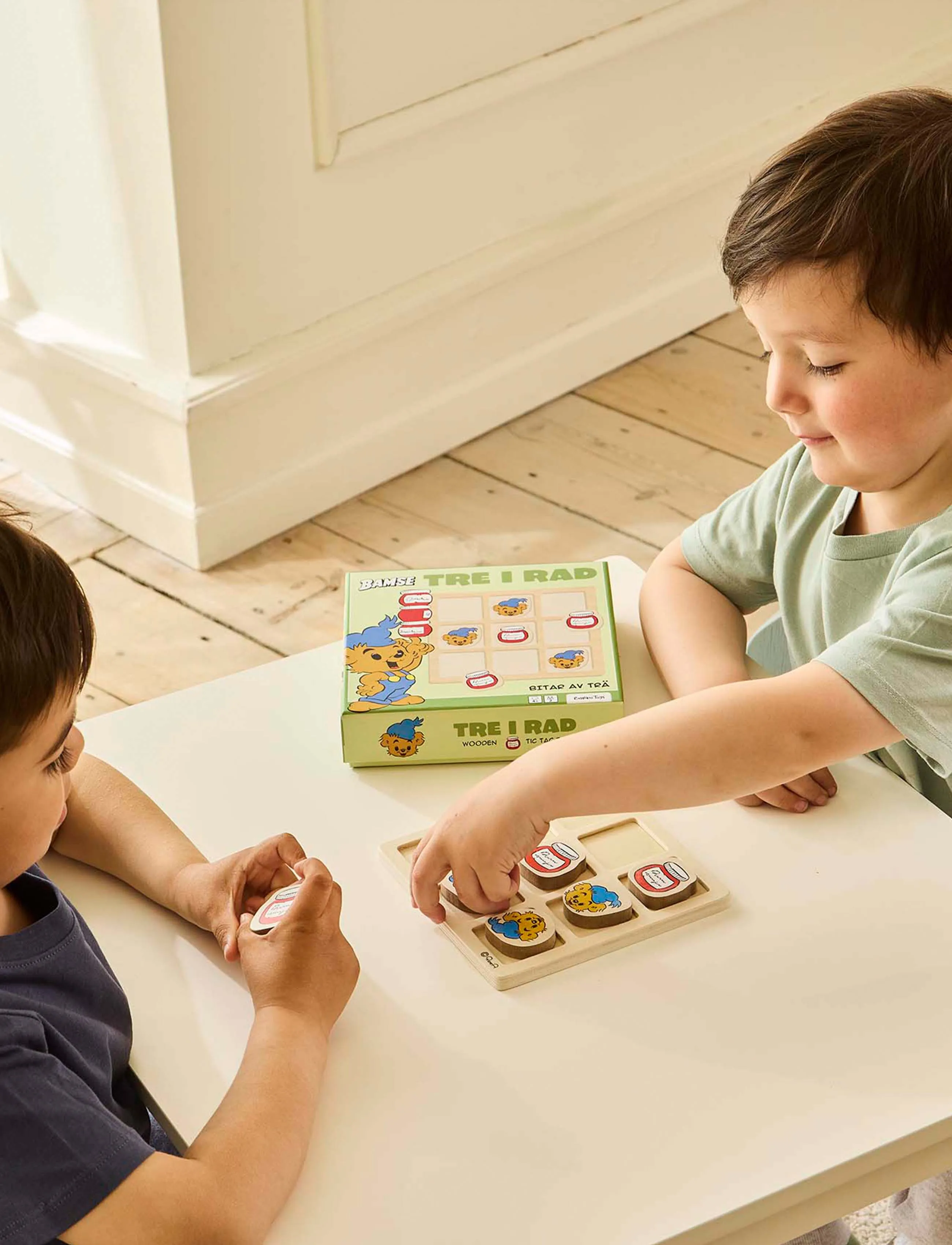 Bamse - Tic Tac Toe, One Size, Games, Mehrfarbig/gemustert Kinder